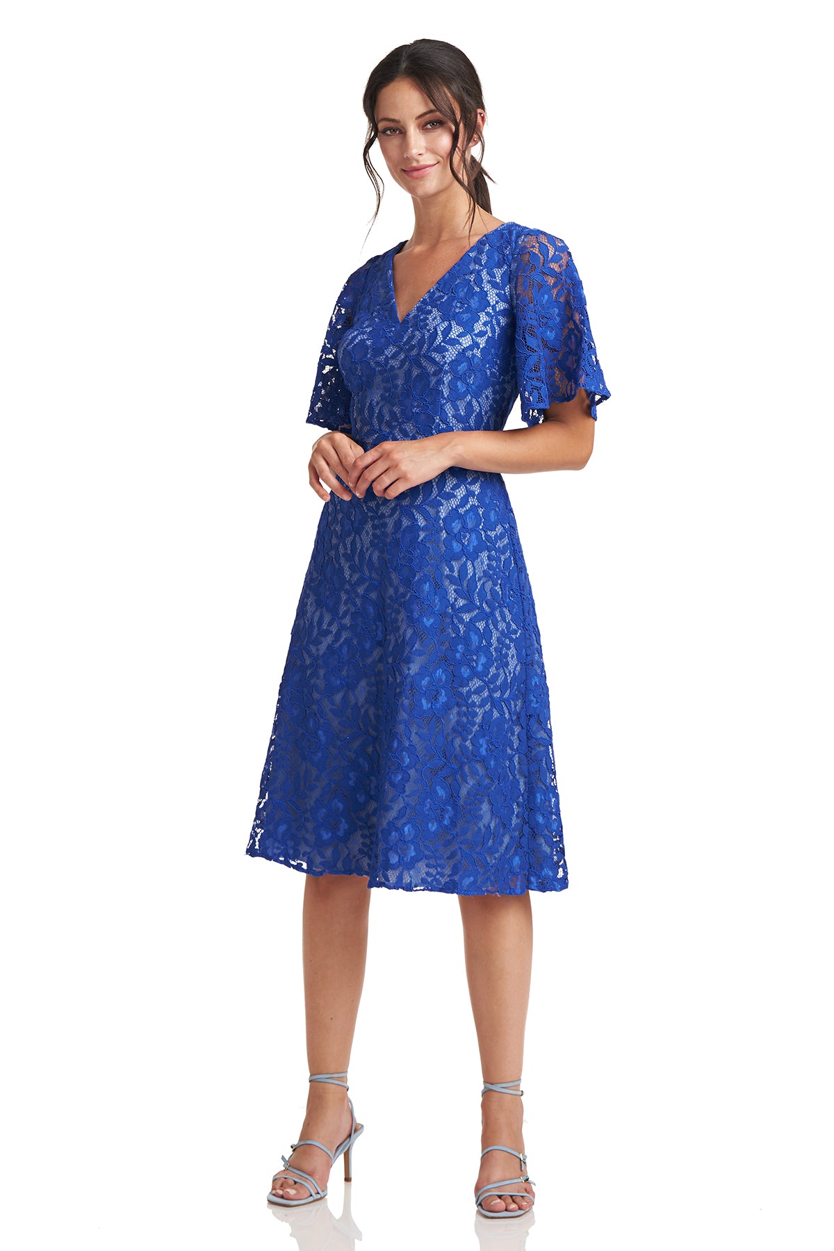 Skye V-Neck Knee Length Dress