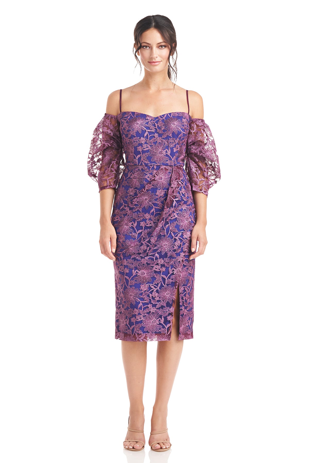 Demi Off Shoulder Midi Dress