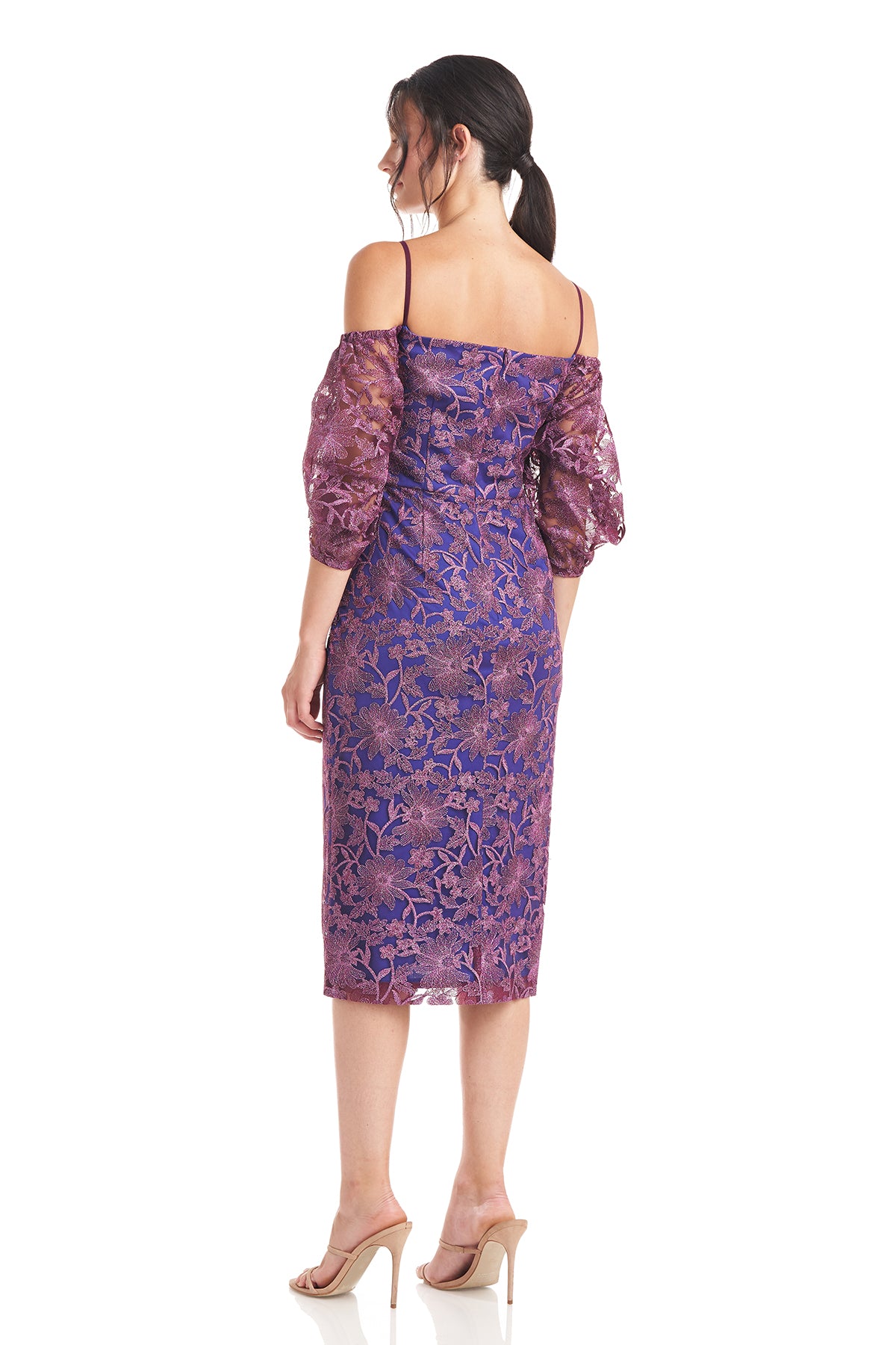 Demi Off Shoulder Midi Dress