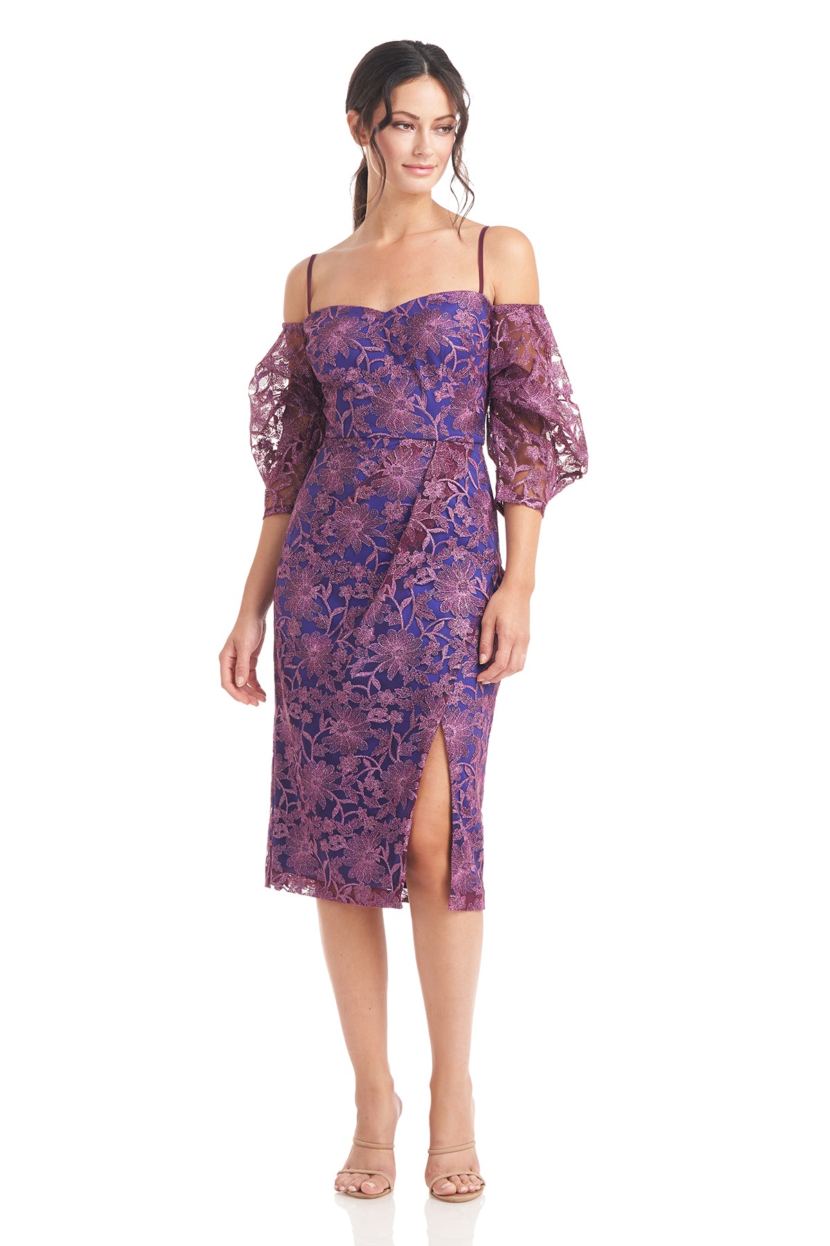 Demi Off Shoulder Midi Dress