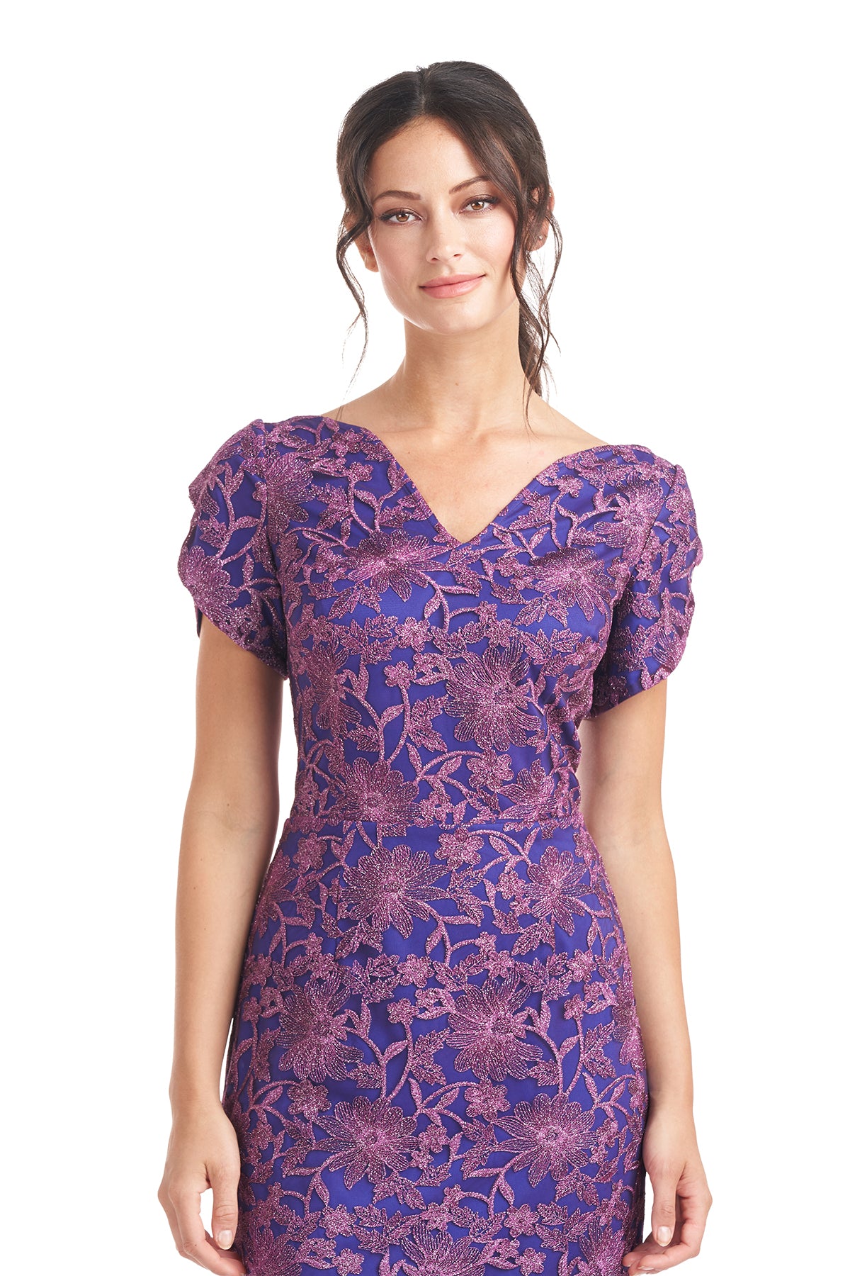 Beth V-Neck Ankle Length Dress