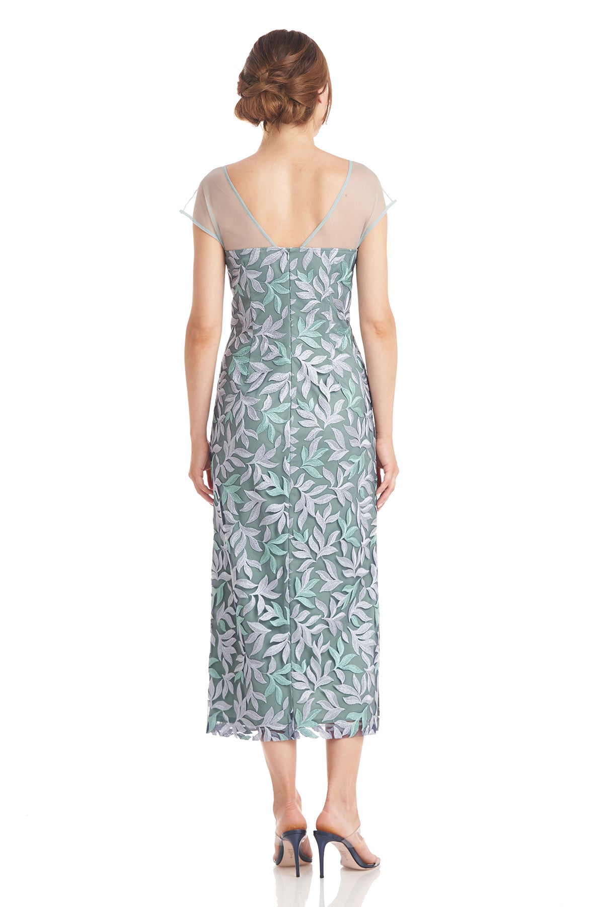 Esme Bow Tea Length Dress