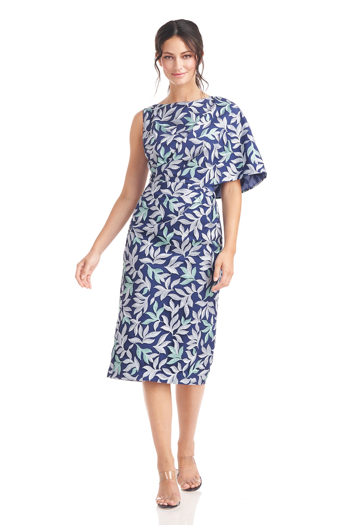 Hallie Cape Midi Dress