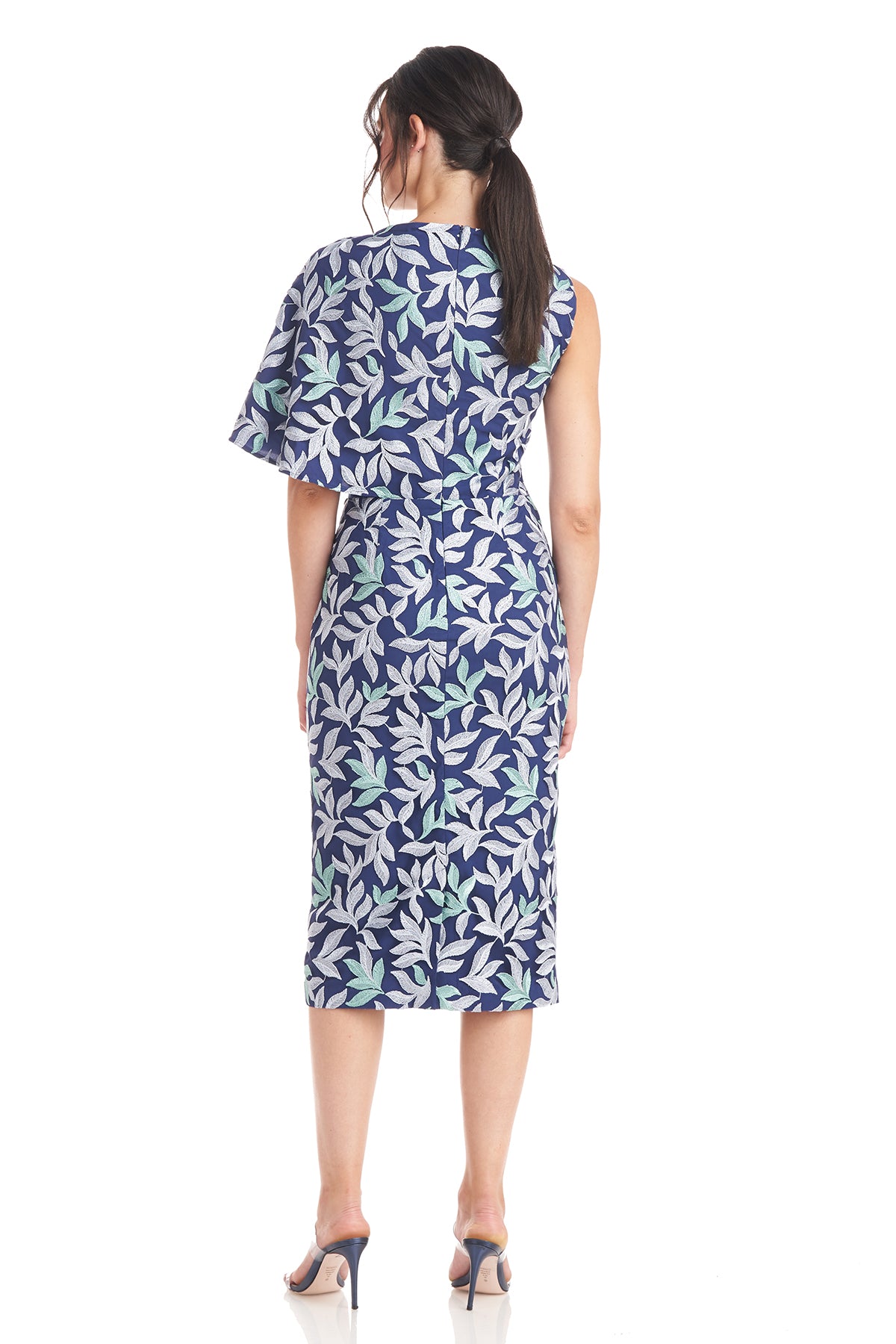 Hallie Cape Midi Dress