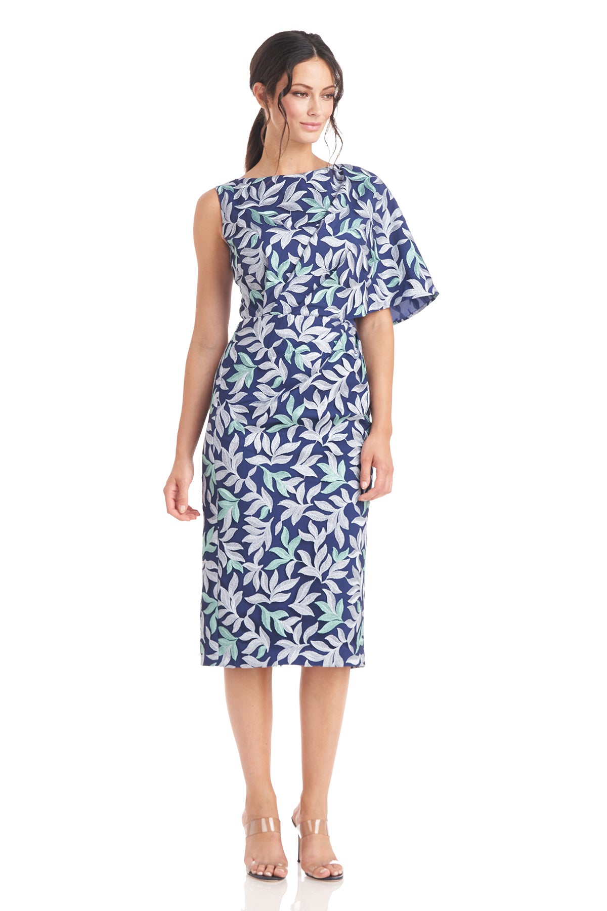 Hallie Cape Midi Dress
