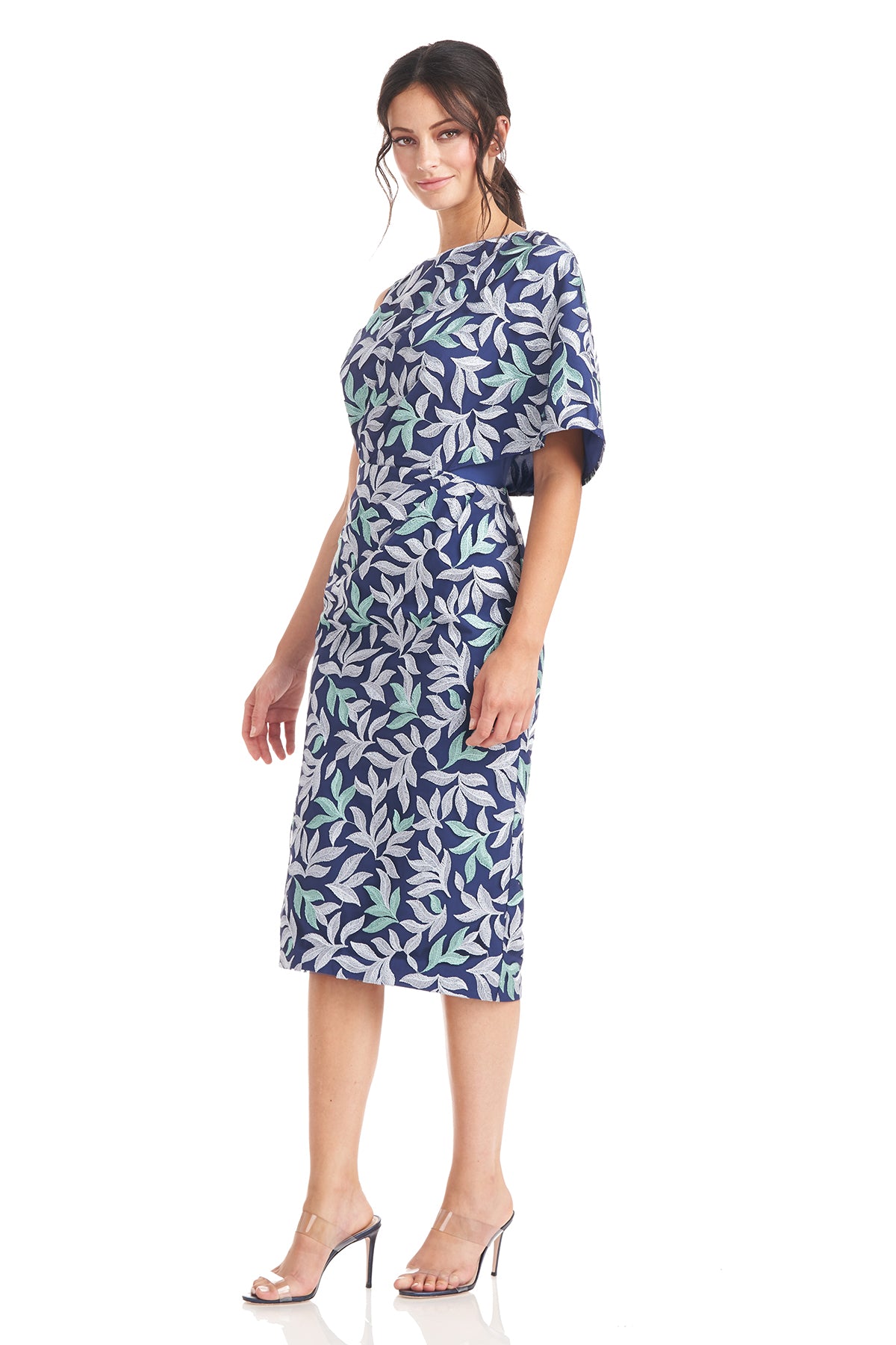 Hallie Cape Midi Dress