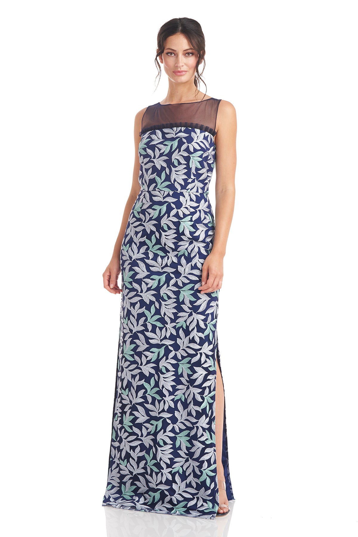 Leighton Illusion Column Gown