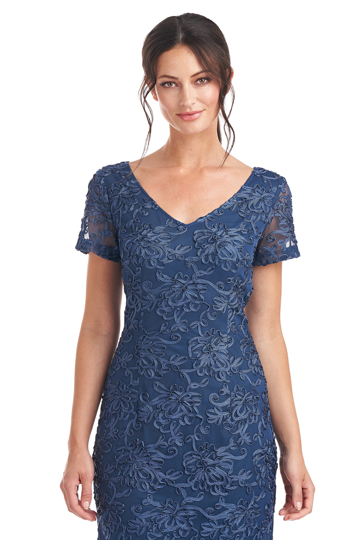 Riley V-Neck Knee Length Dress