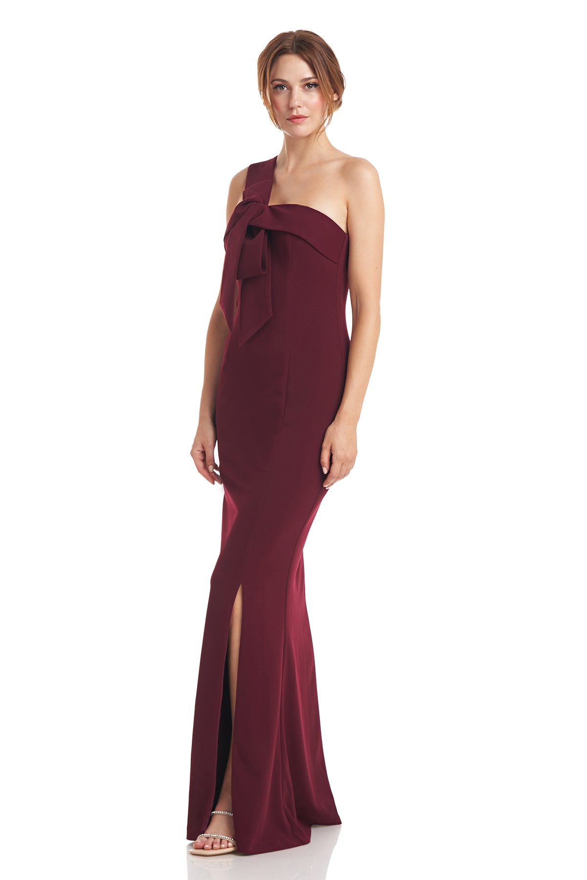 Lucille One Shoulder Bow Gown