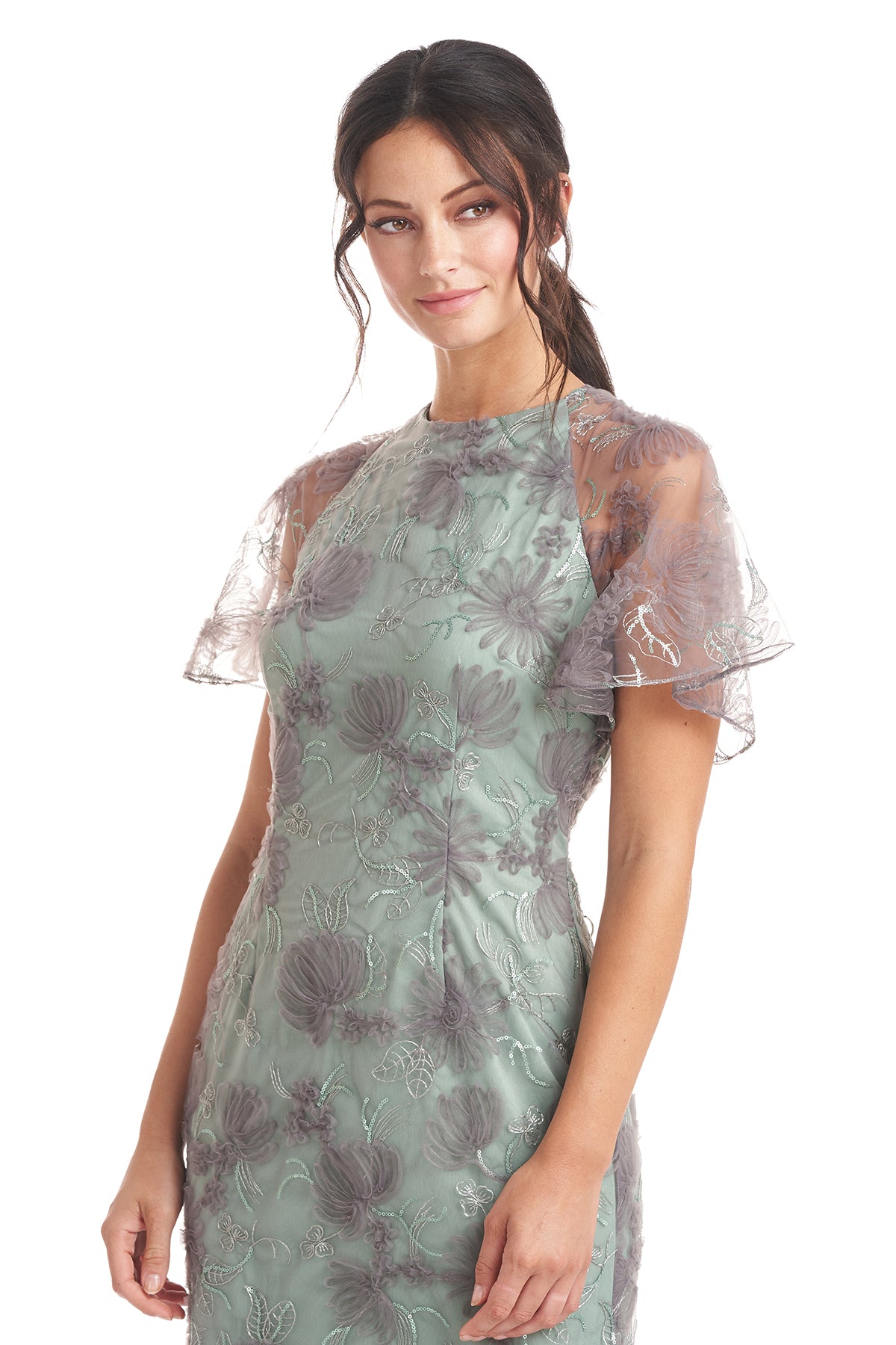 remy midi dress Remy Flutter Sleeve Midi Dress – JS Collections