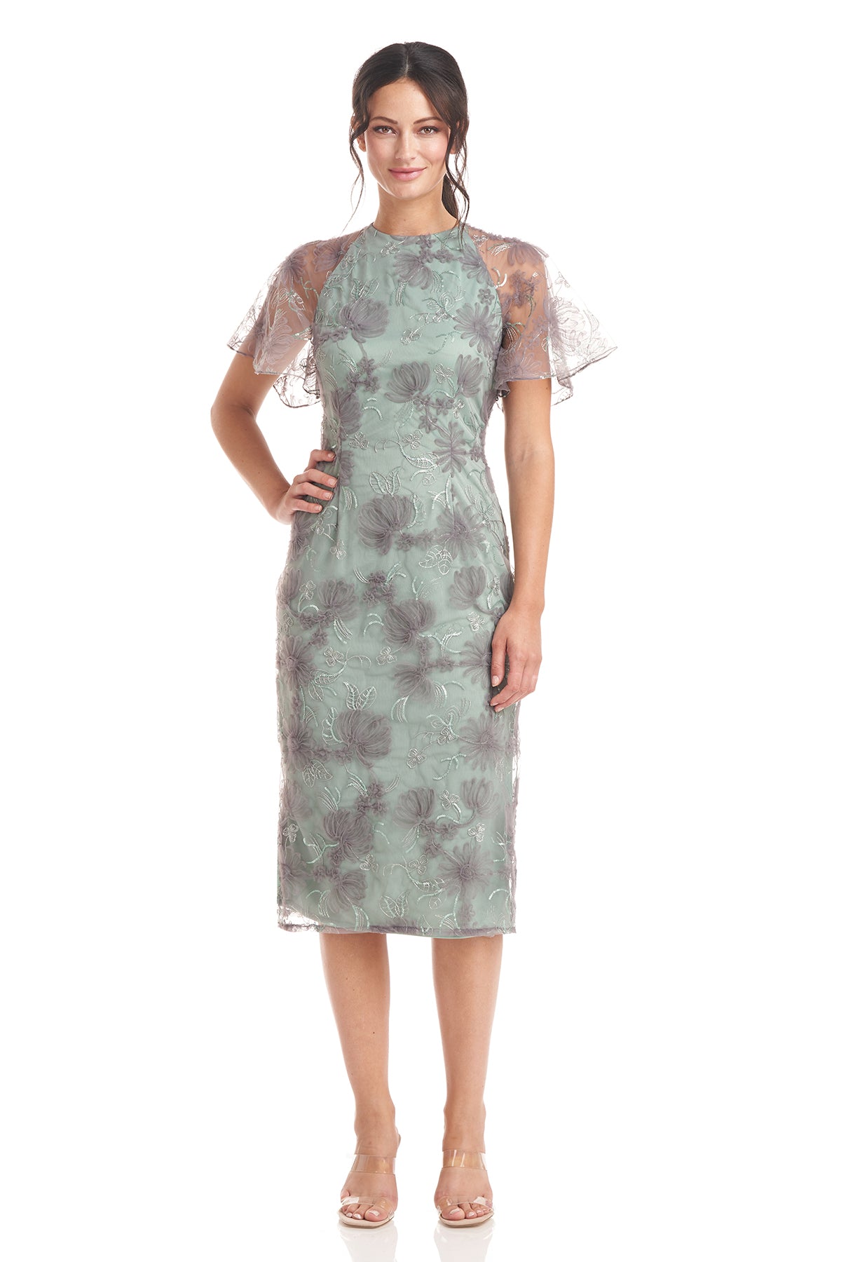 Remy Flutter Sleeve Midi Dress