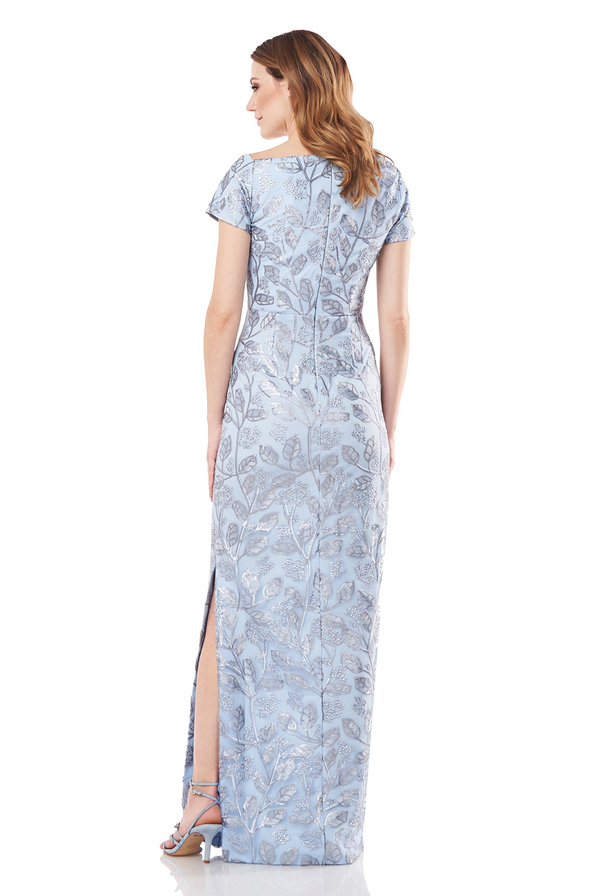 Julia Cap Sleeve Column Gown