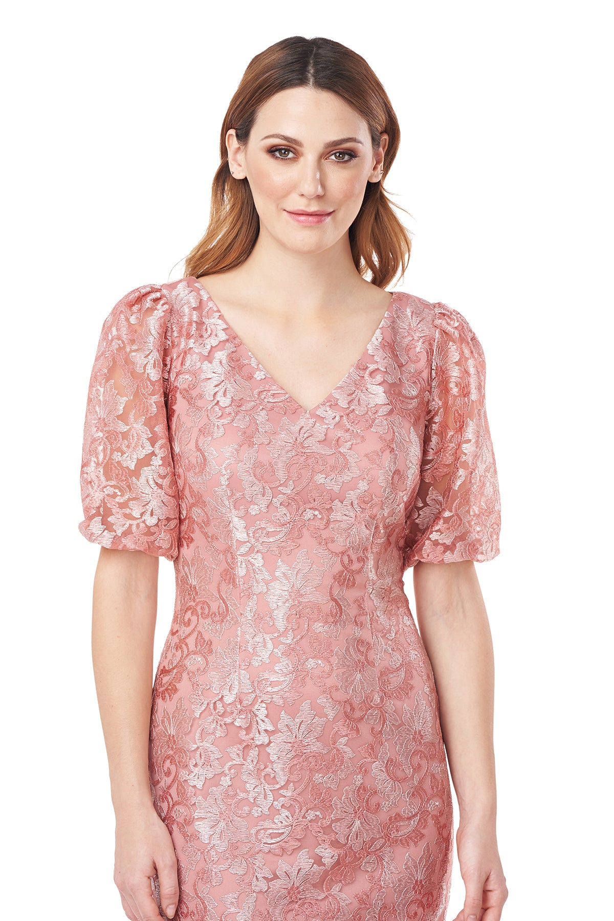 Lia Puff Sleeve Midi Dress