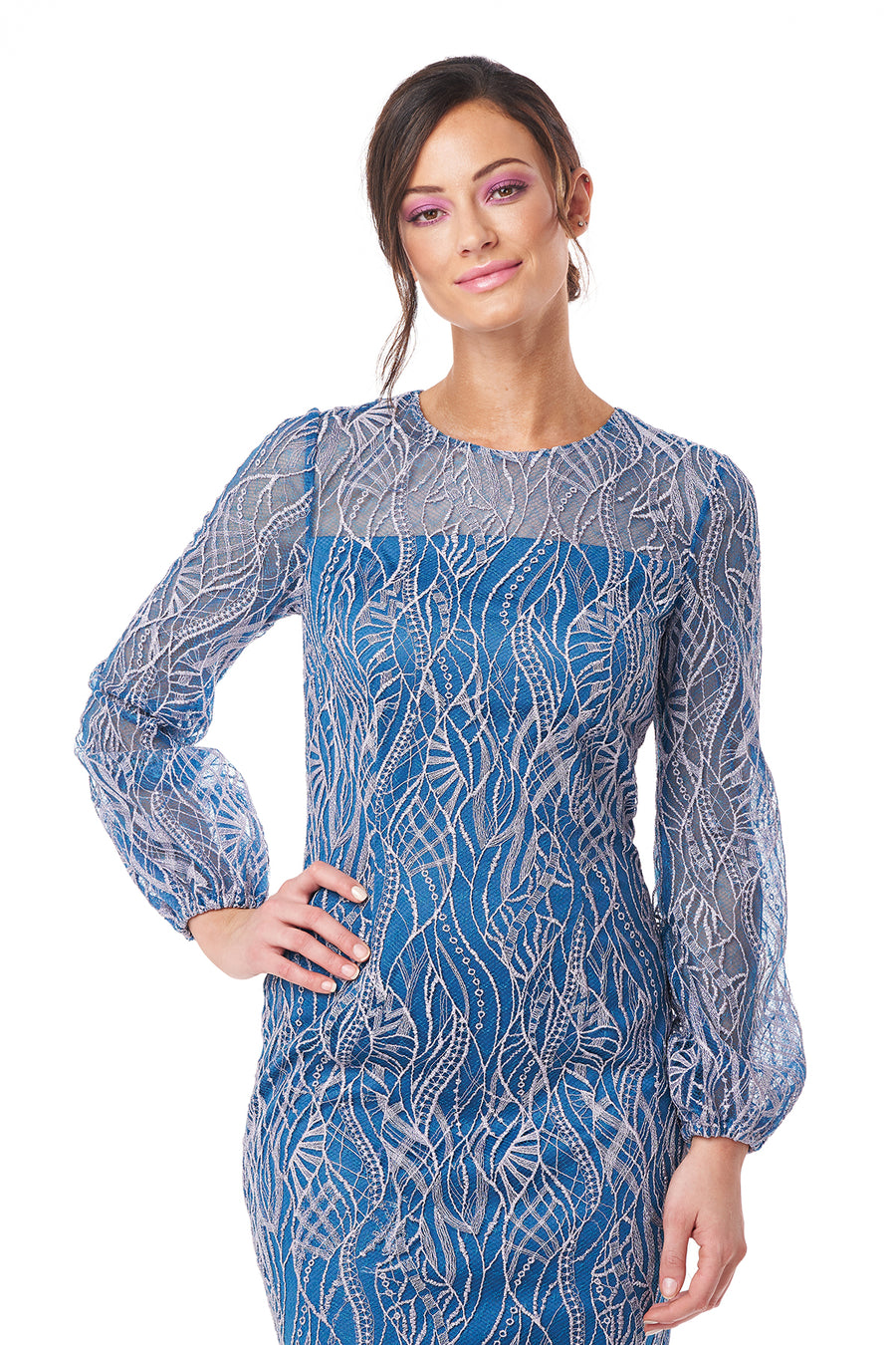 Jaelynn Knee Length Dress JS Collections