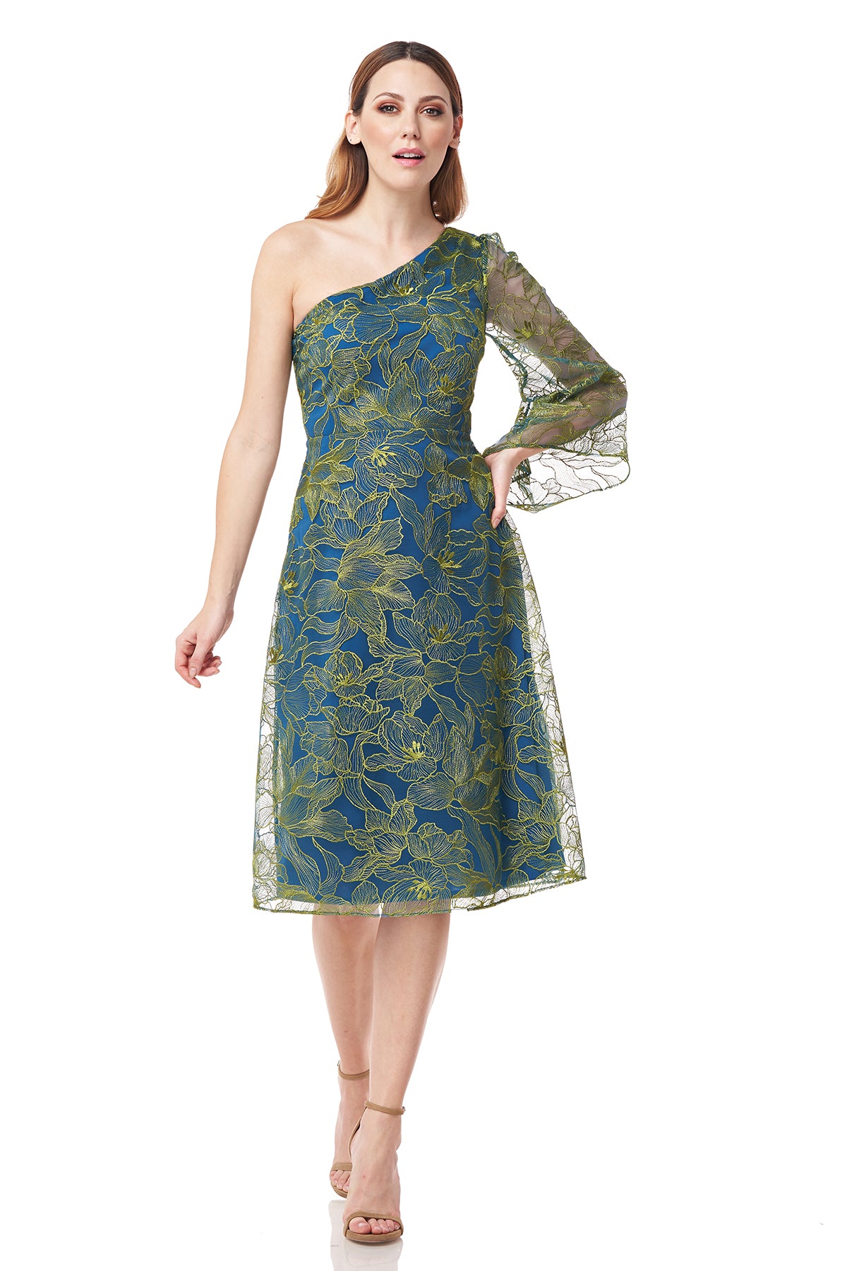 Lulu One Shoulder Midi Dress