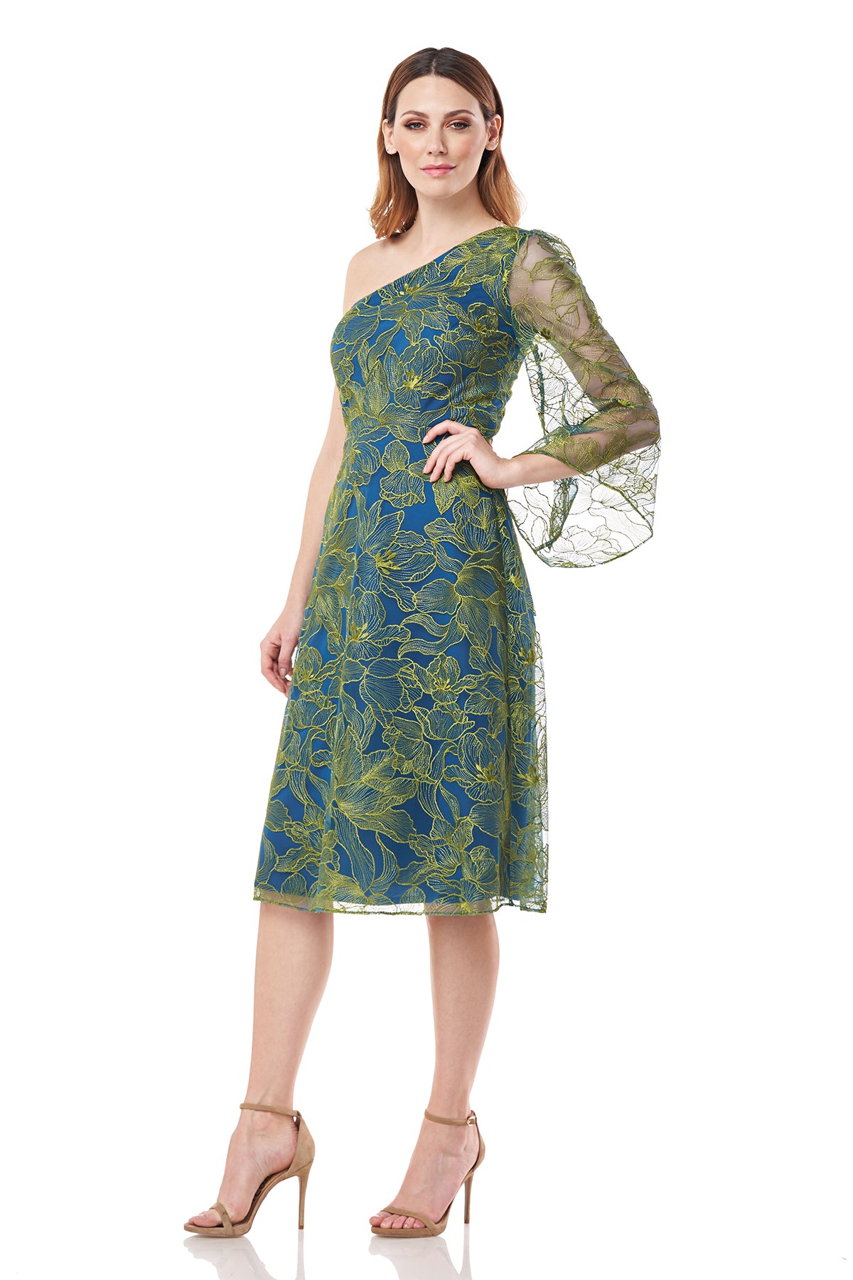 Lulu One Shoulder Midi Dress