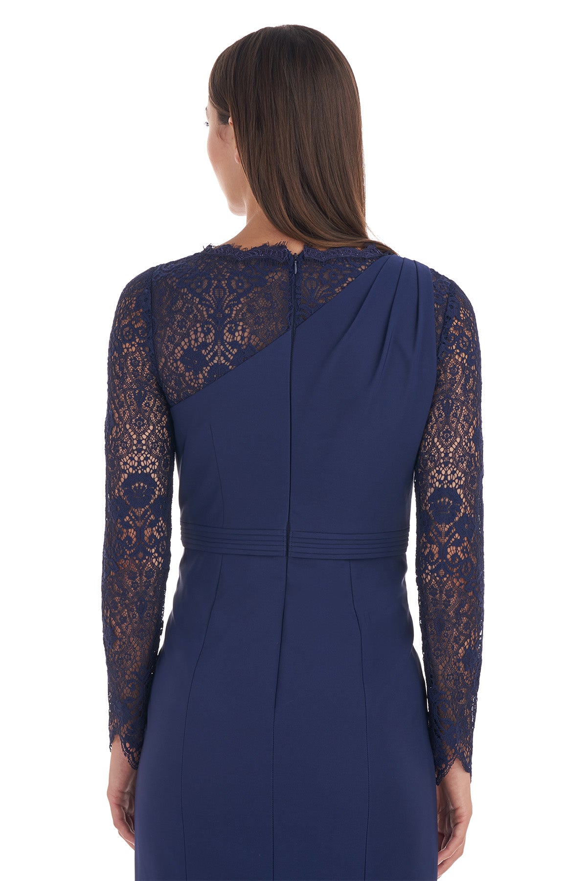 Maria Scallop Column Gown