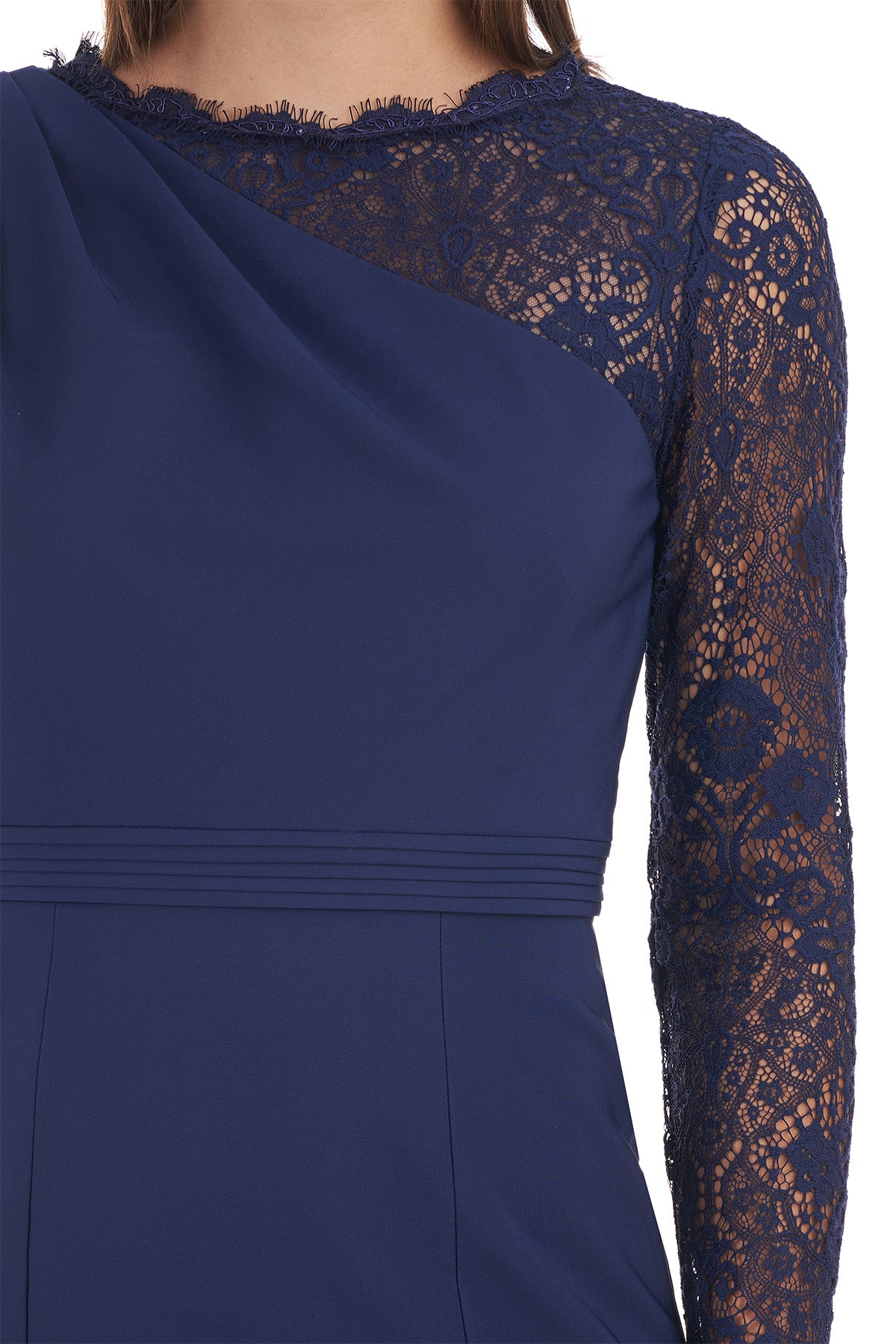 Maria Scallop Column Gown