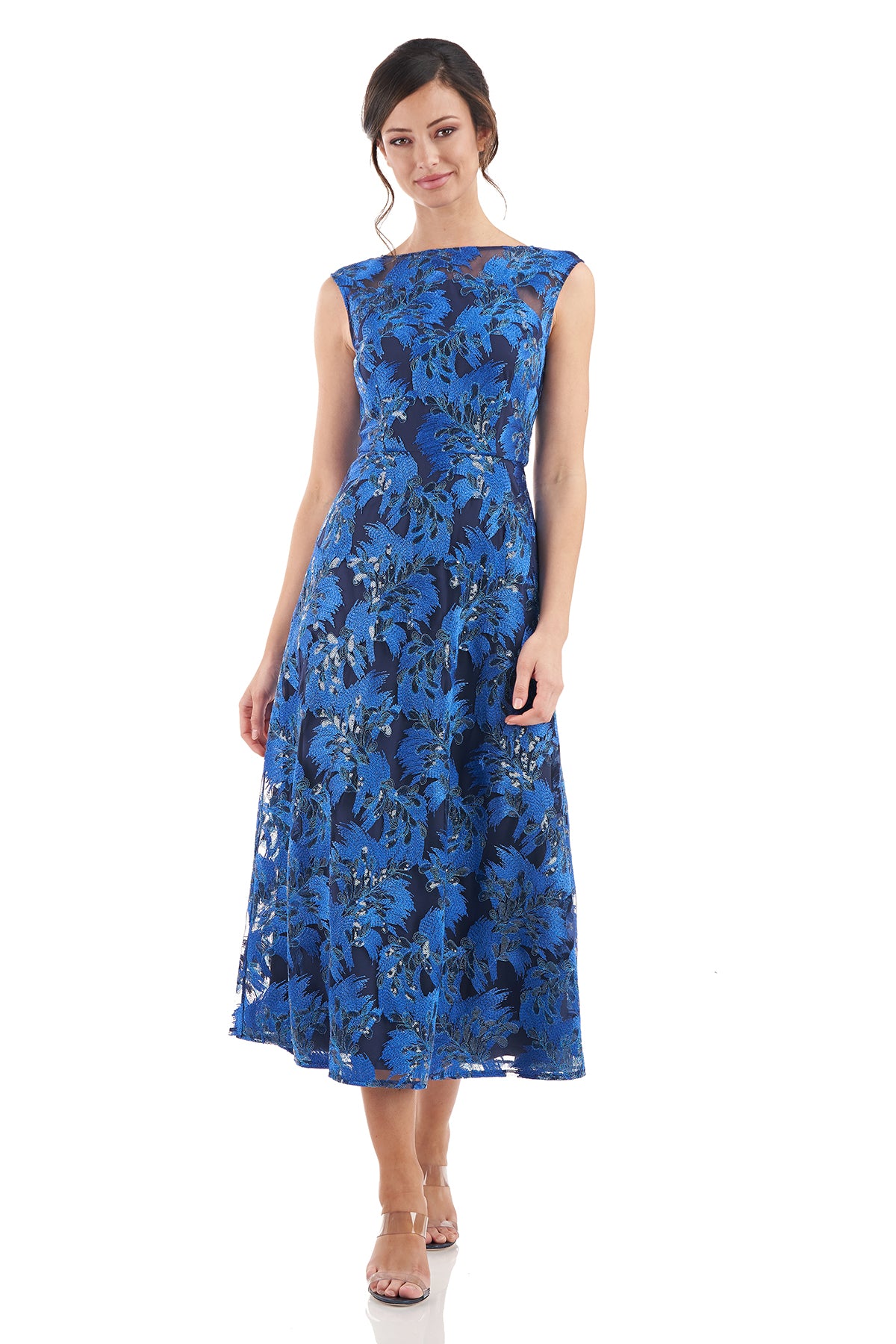 Callie A-Line Tea Length Dress