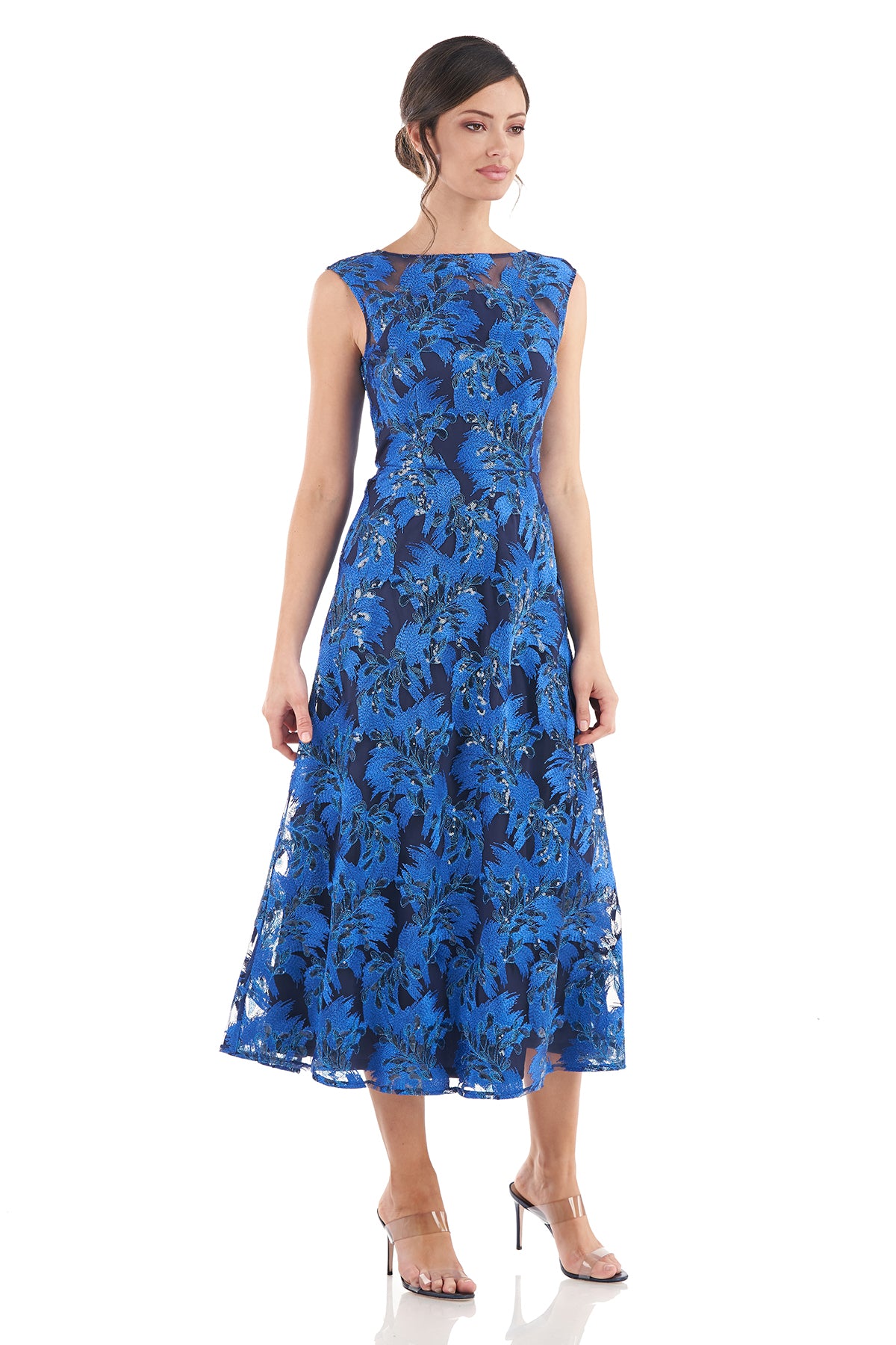 Callie A-Line Tea Length Dress