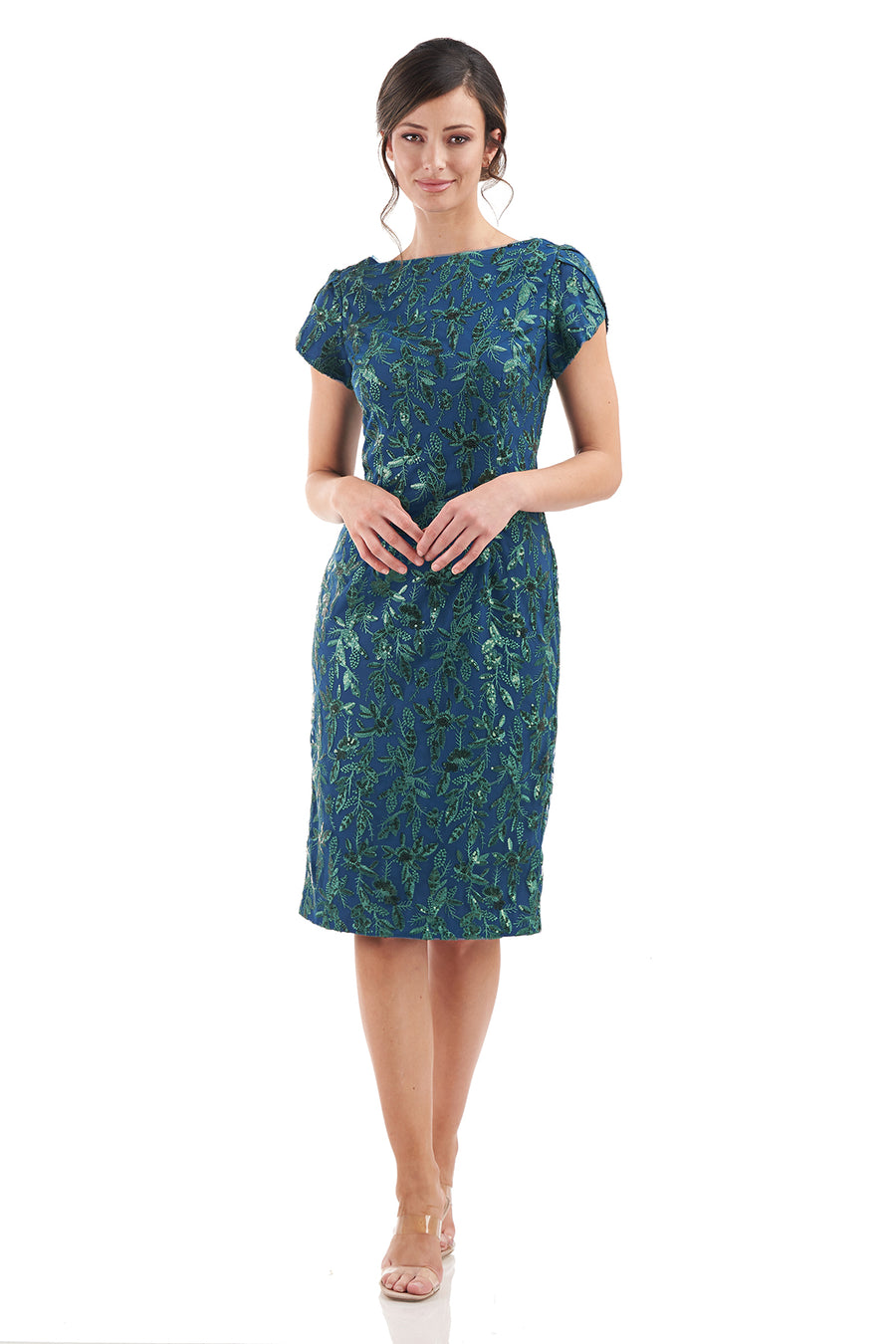 Fiona Knee Length Dress – JS Collections