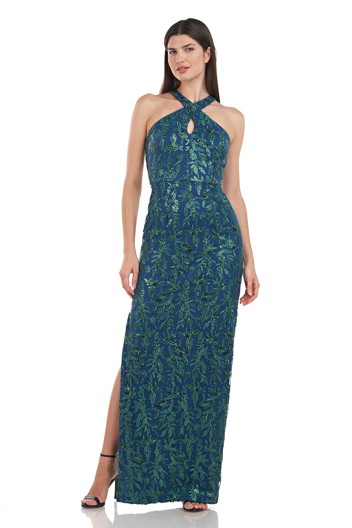 Rebecca Keyhole Column Gown