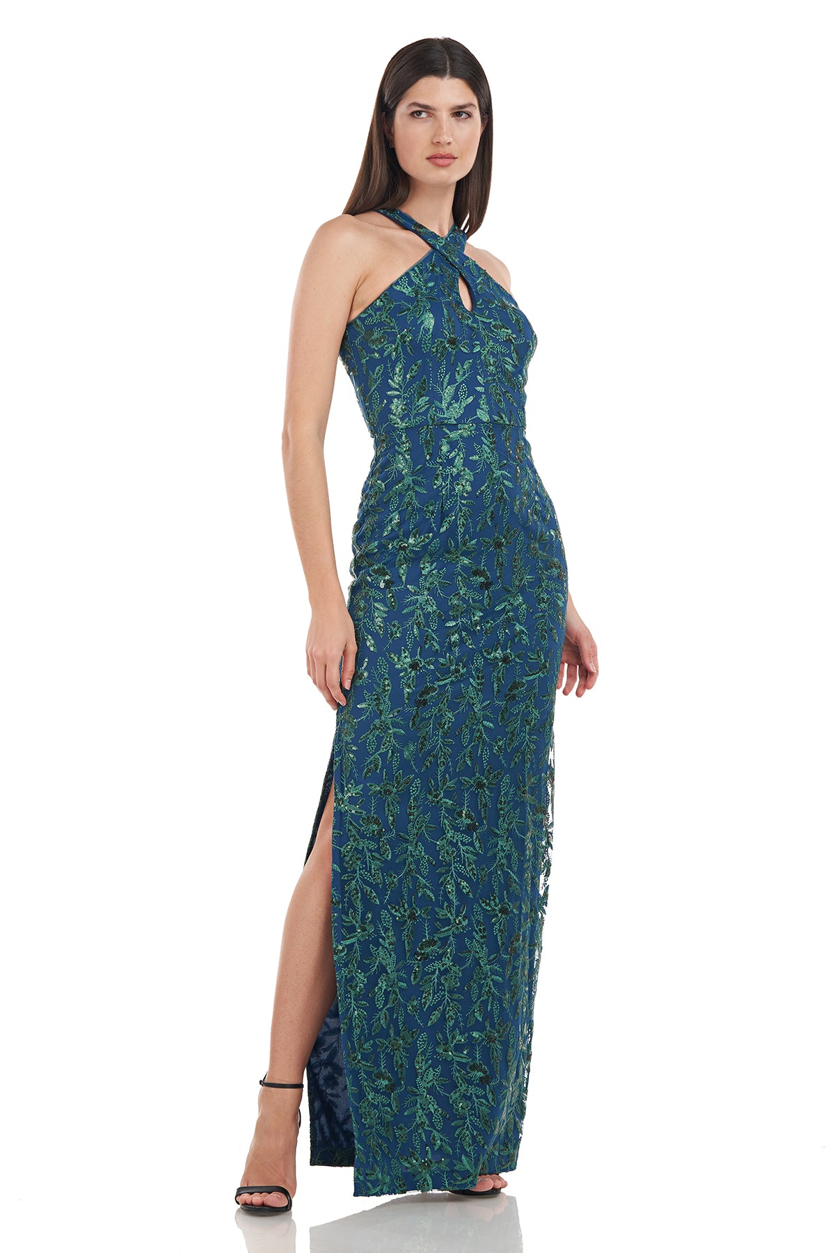 Rebecca Keyhole Column Gown