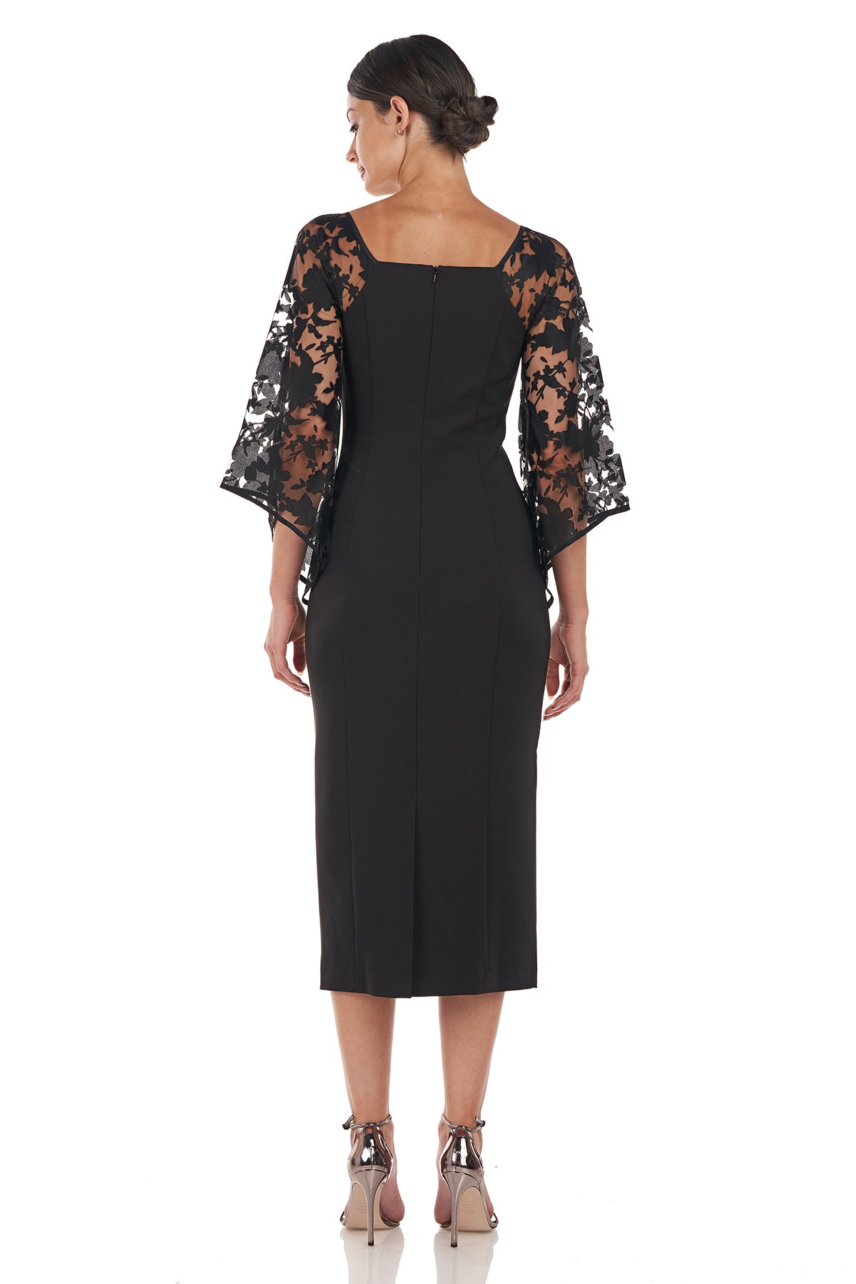Vivian Square Neck Midi Dress