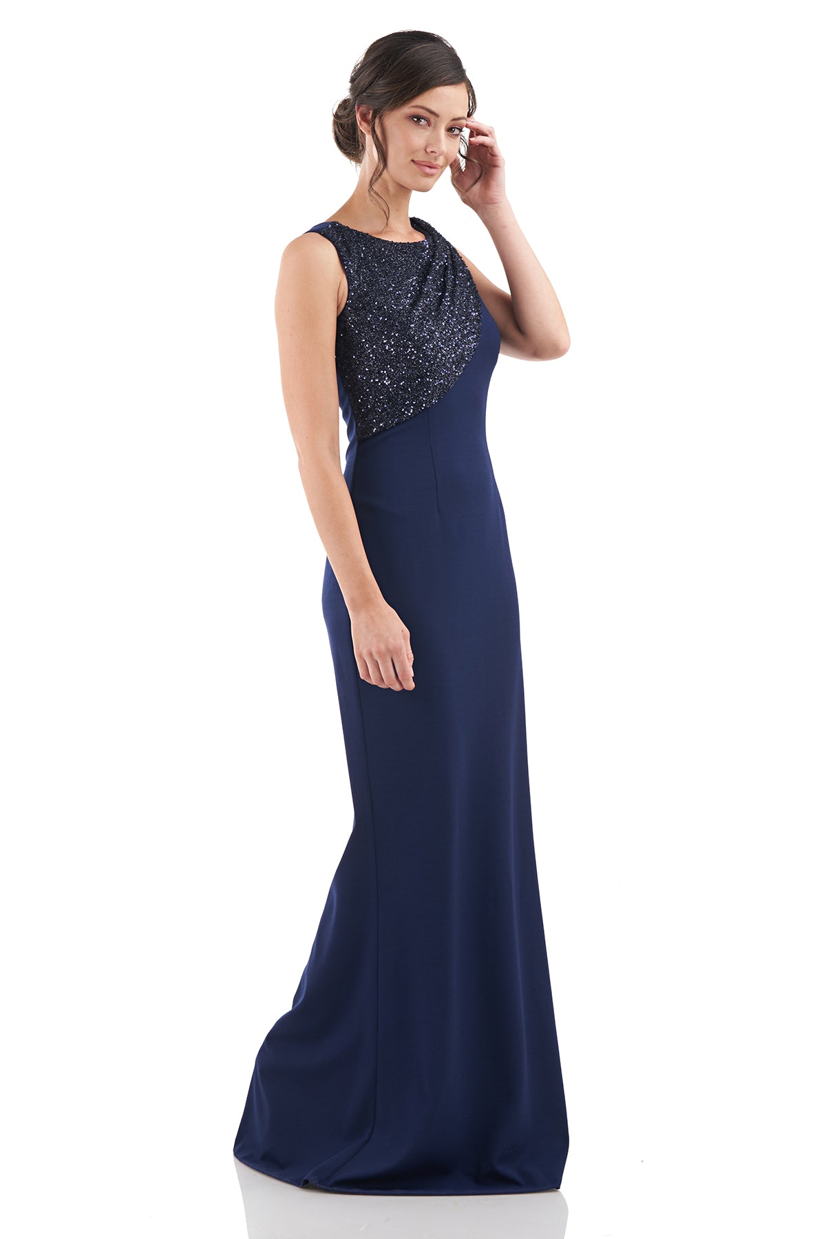 Kennedy Draped Mermaid Gown