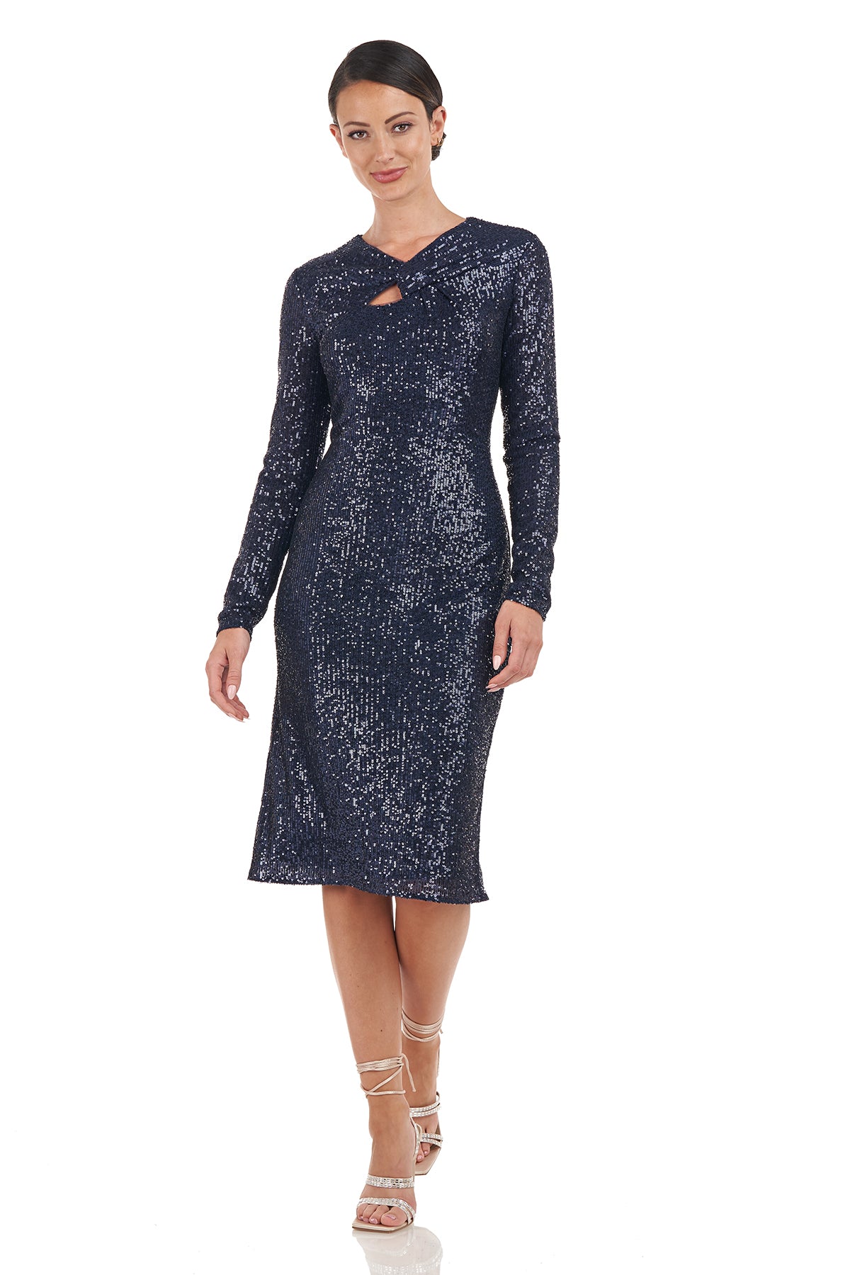 Haven Twist Knee Length Dress