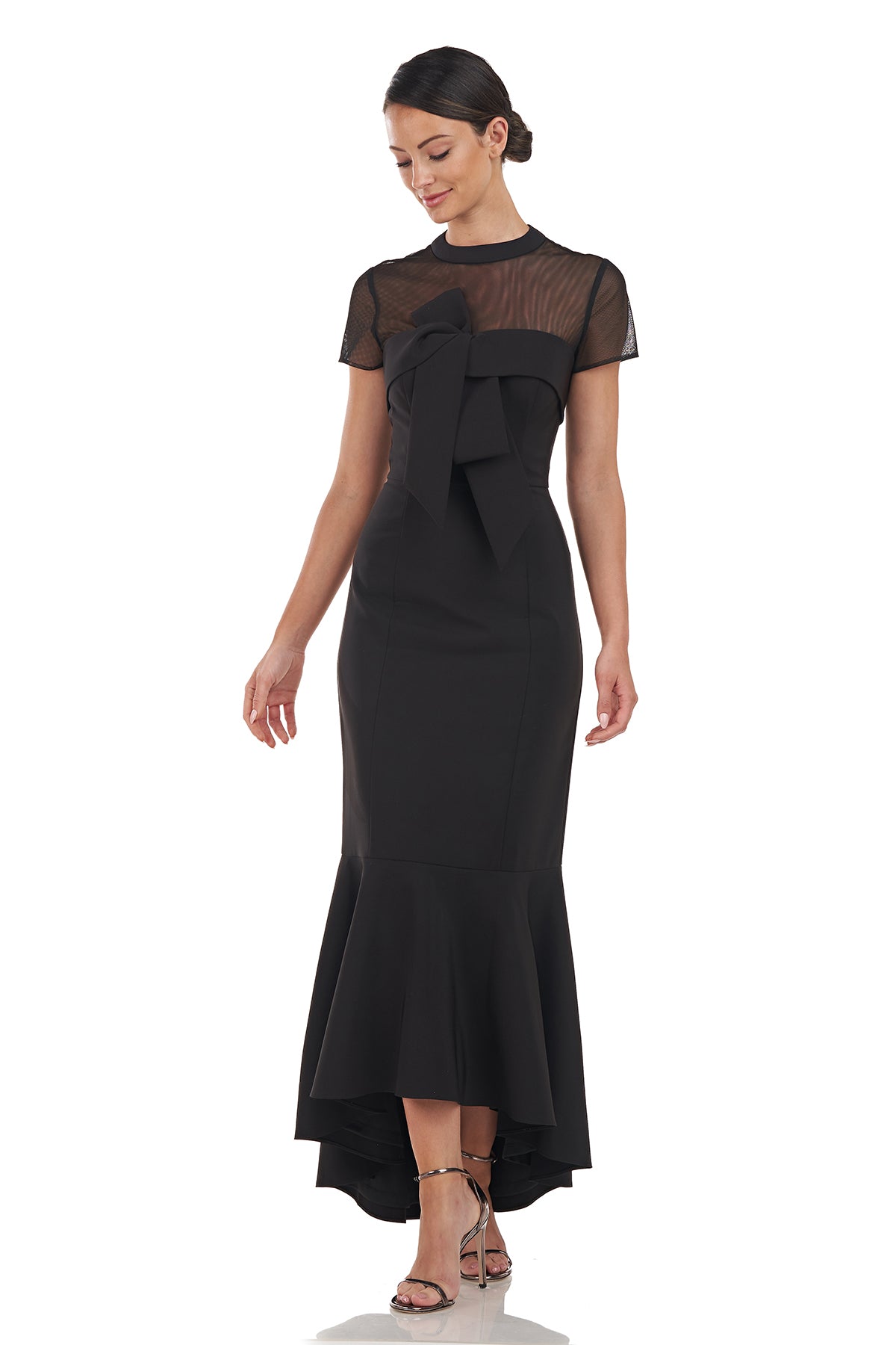 Kylie Bow High-Low Gown