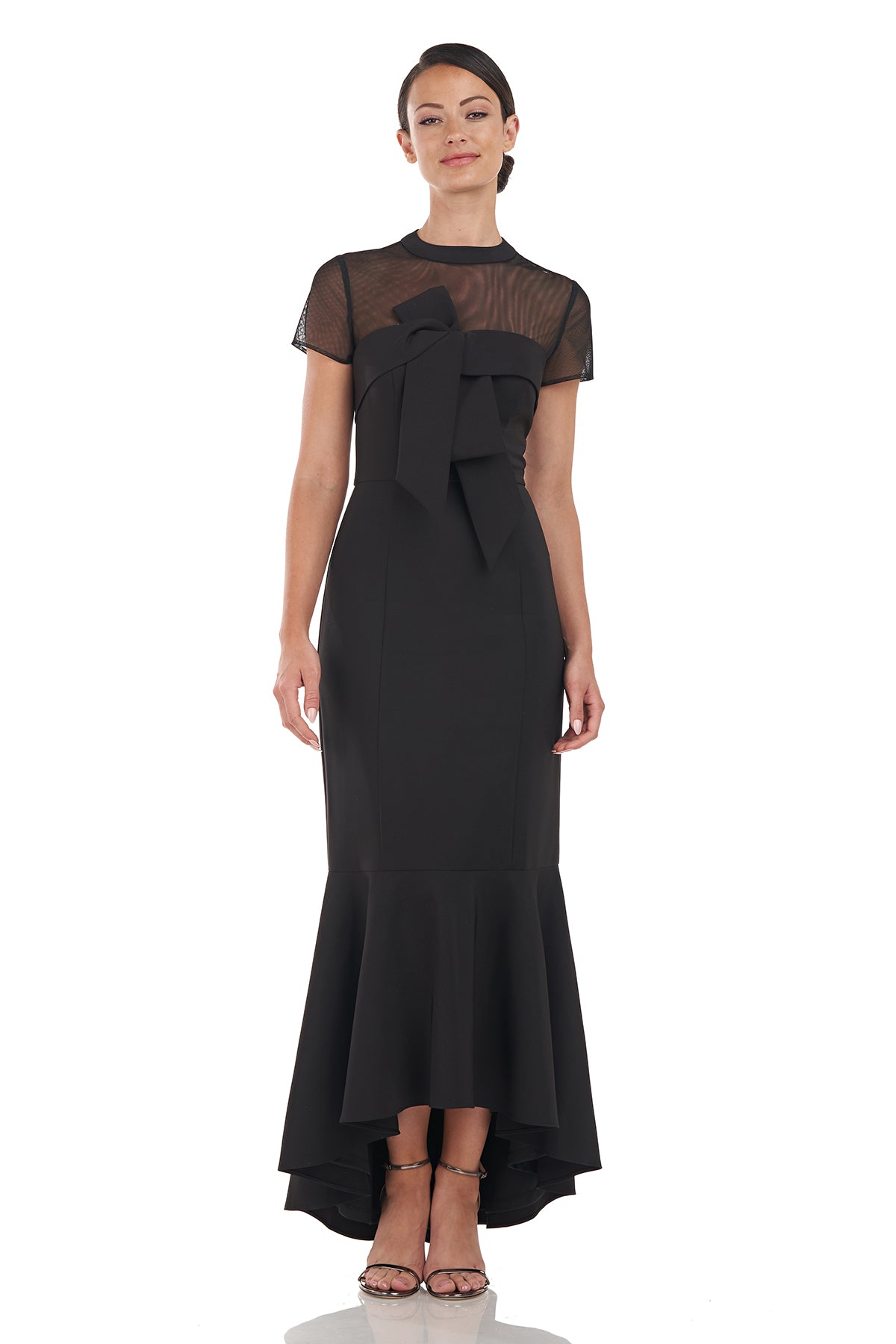 Kylie Bow High-Low Gown