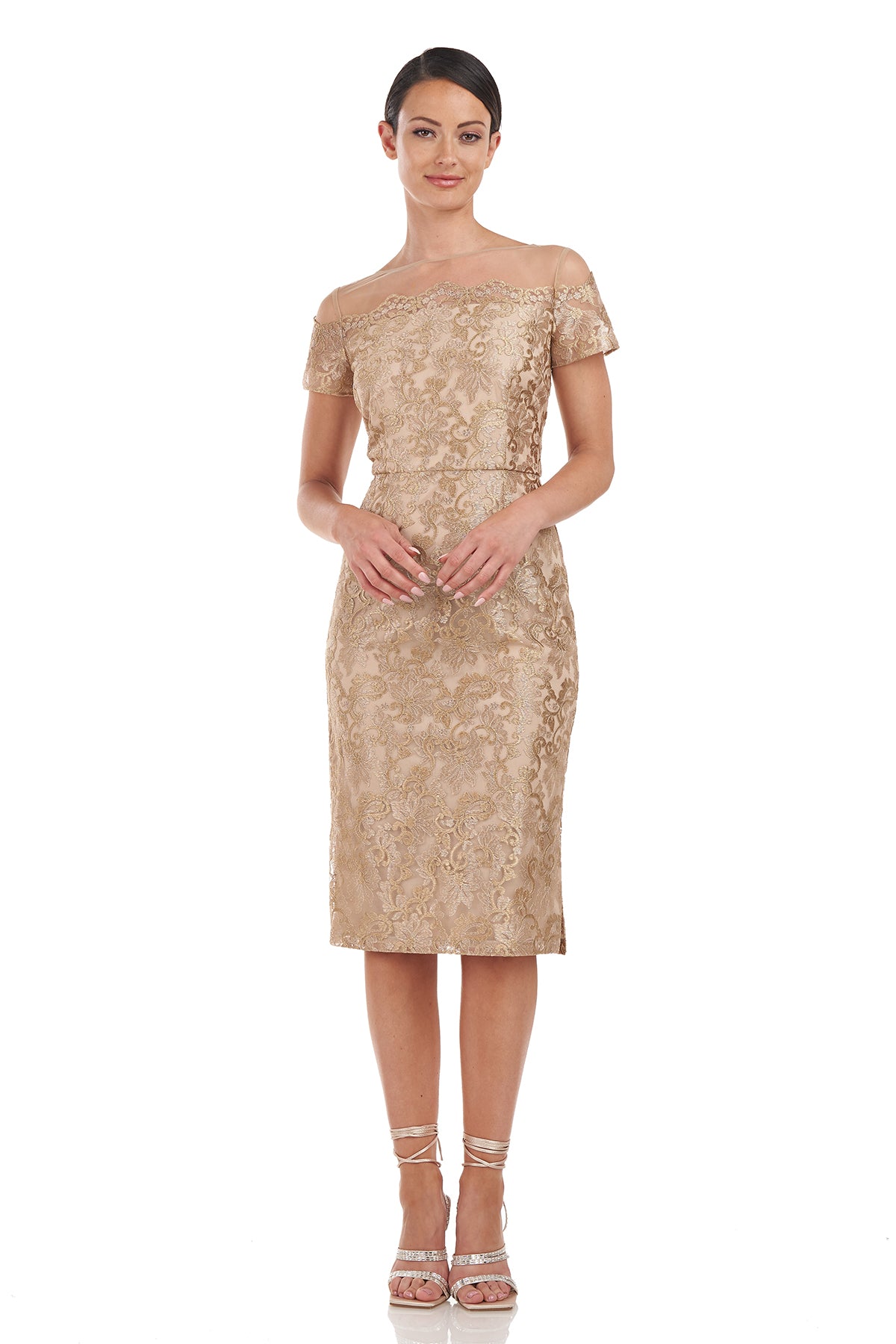 Taylor Scallop Cocktail Dress
