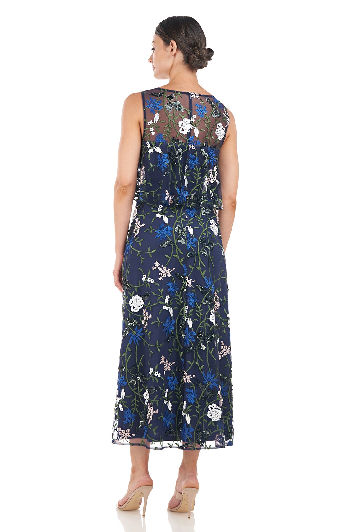 Amira Popover Tea Length Dress