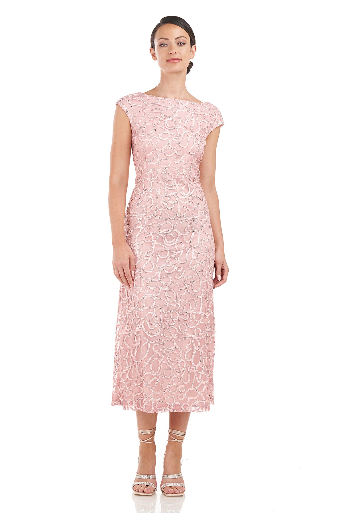 Kiara A-Line Tea Length Dress