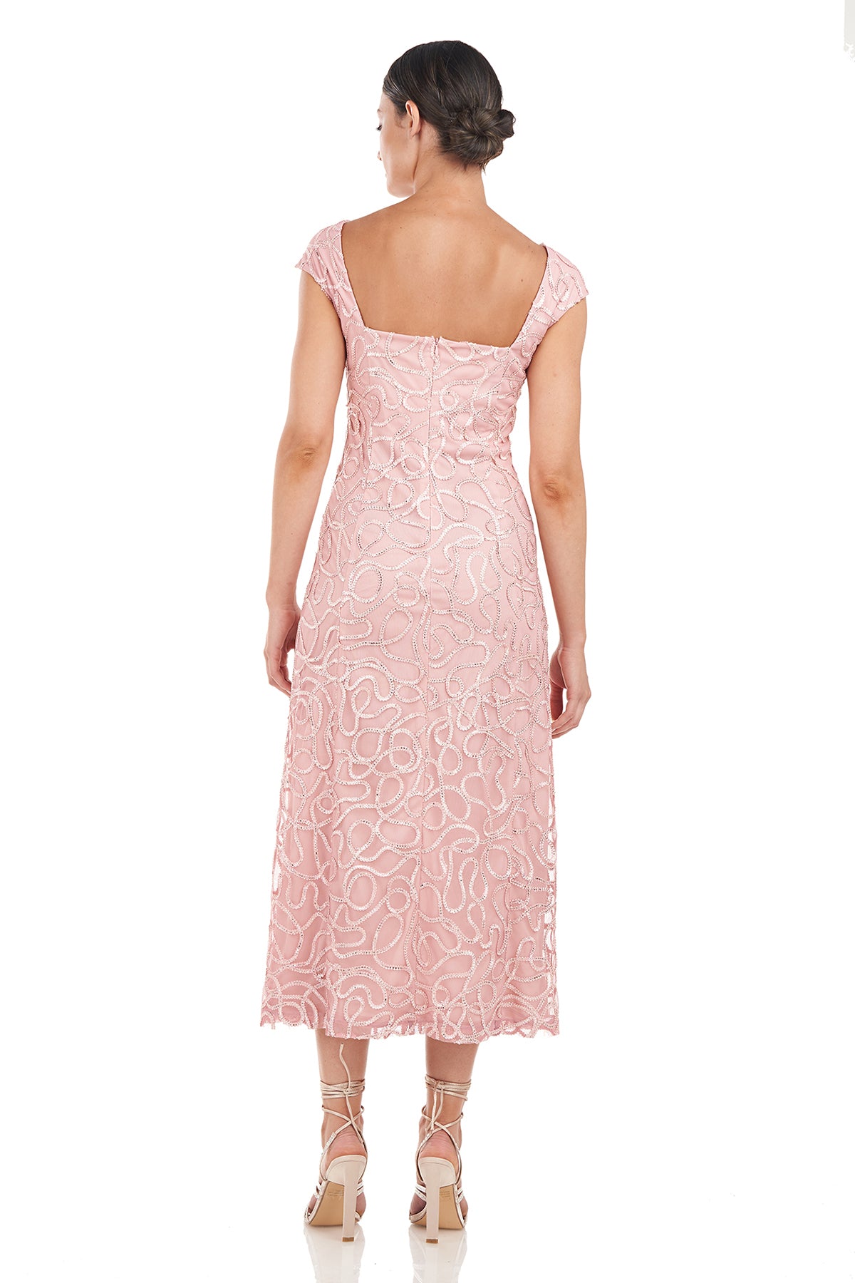 Kiara A-Line Tea Length Dress