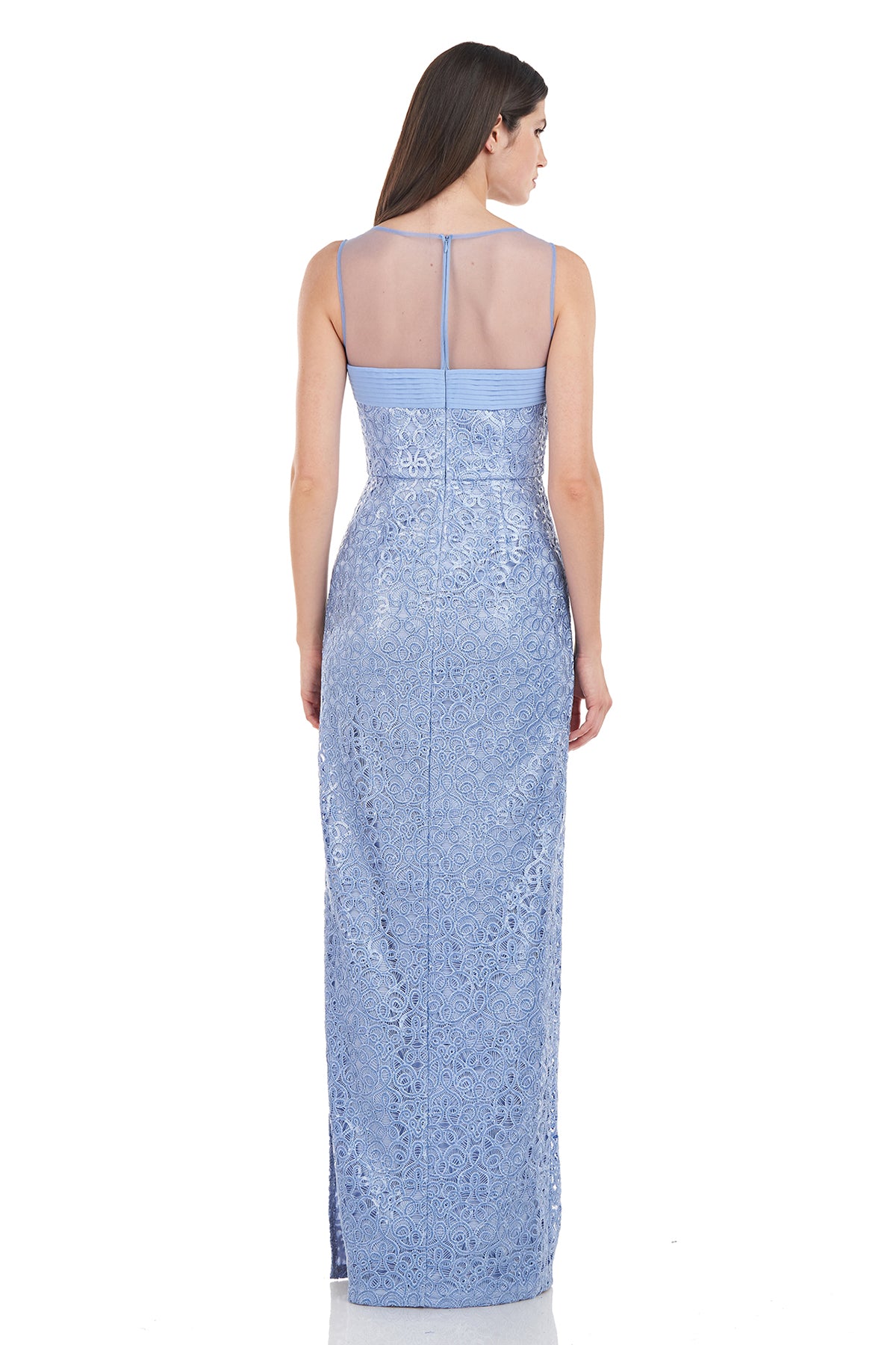 Michelle Illusion Column Gown