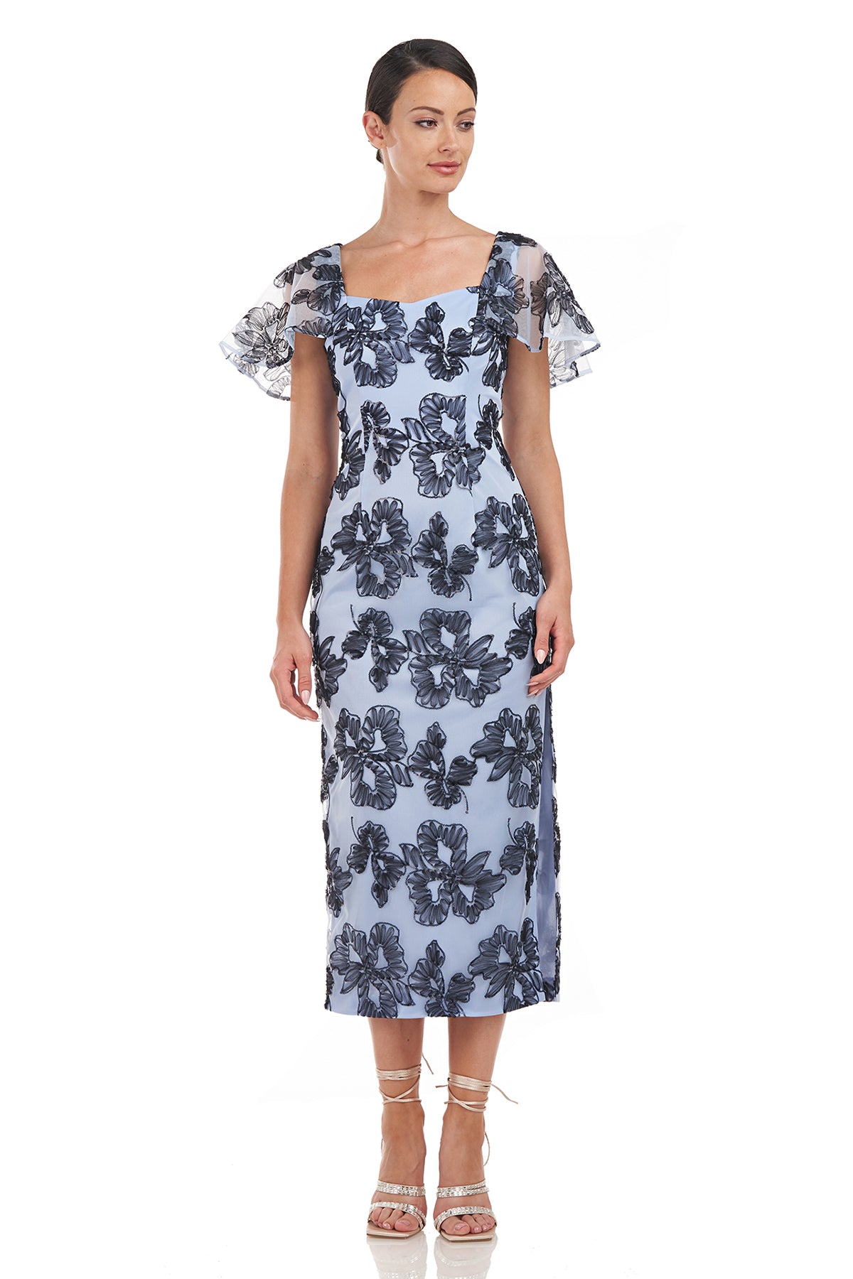 Sabrina Tea Length Dress – JS Collections
