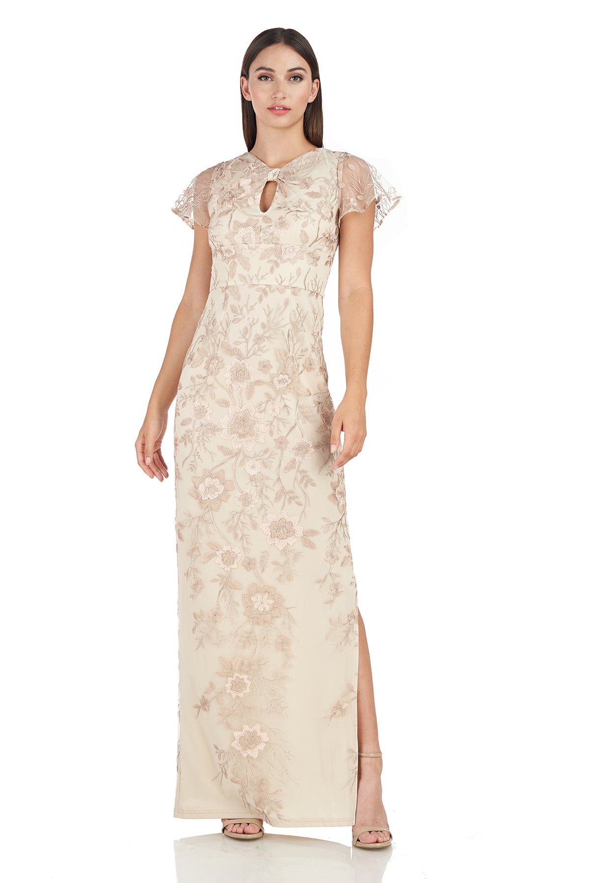 Jorden Bow Column Gown