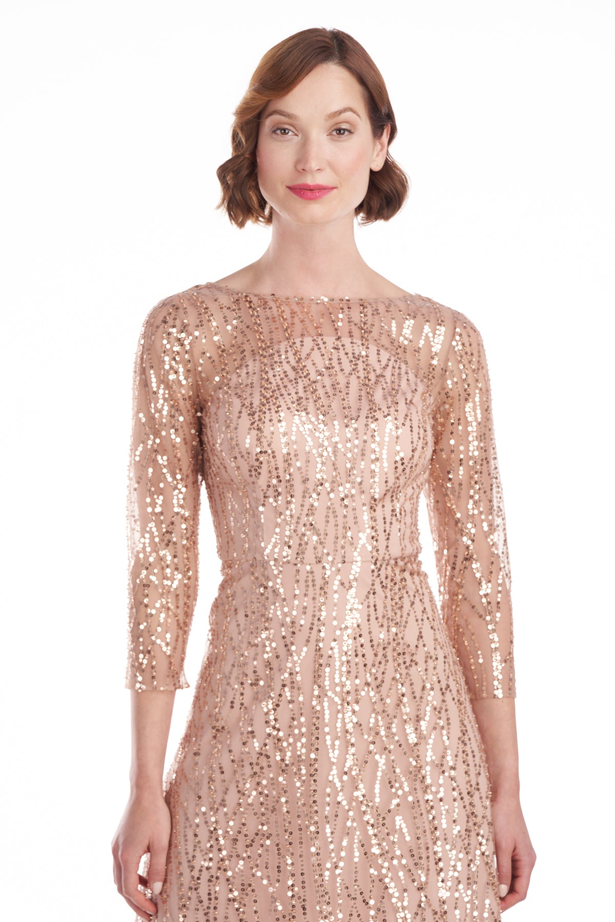 Finley A-Line Tea Length Dress