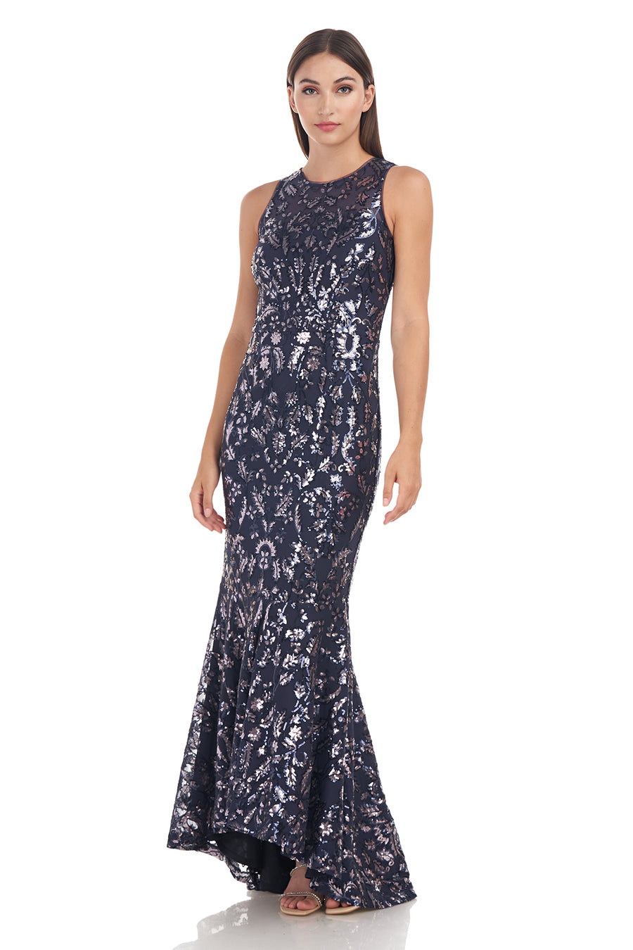 Sloane Halter High Low Gown