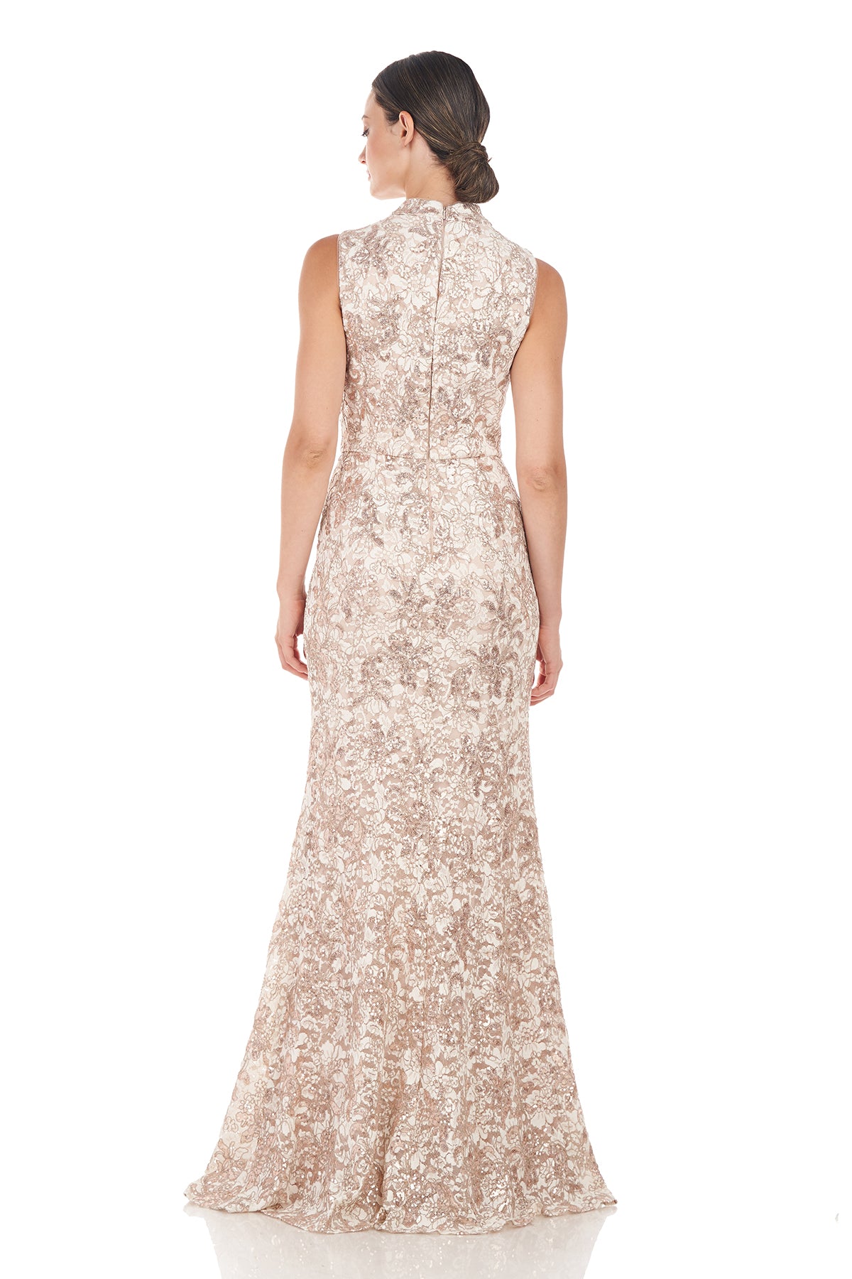 Peyton Mock Neck Mermaid Gown