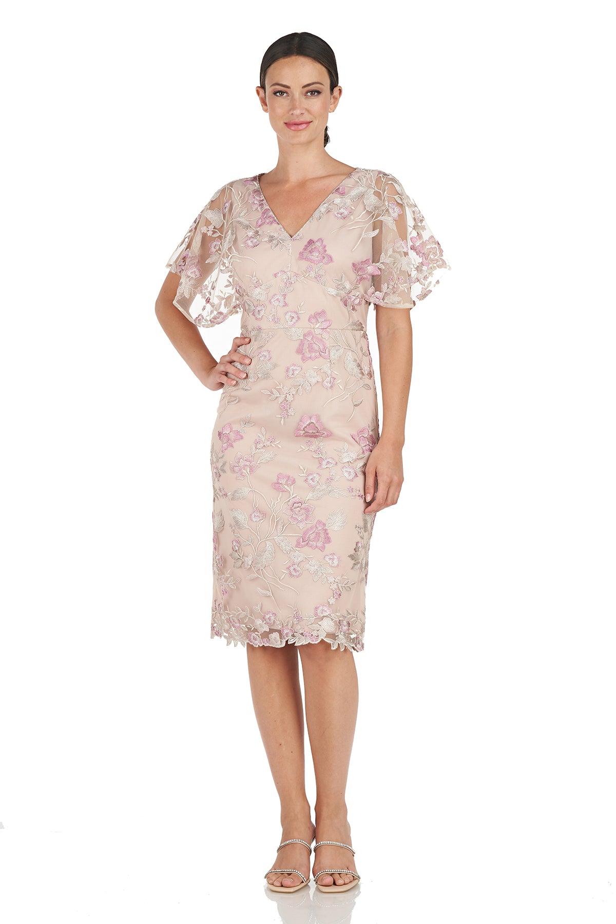 Blake Scalloped Cocktail Dress