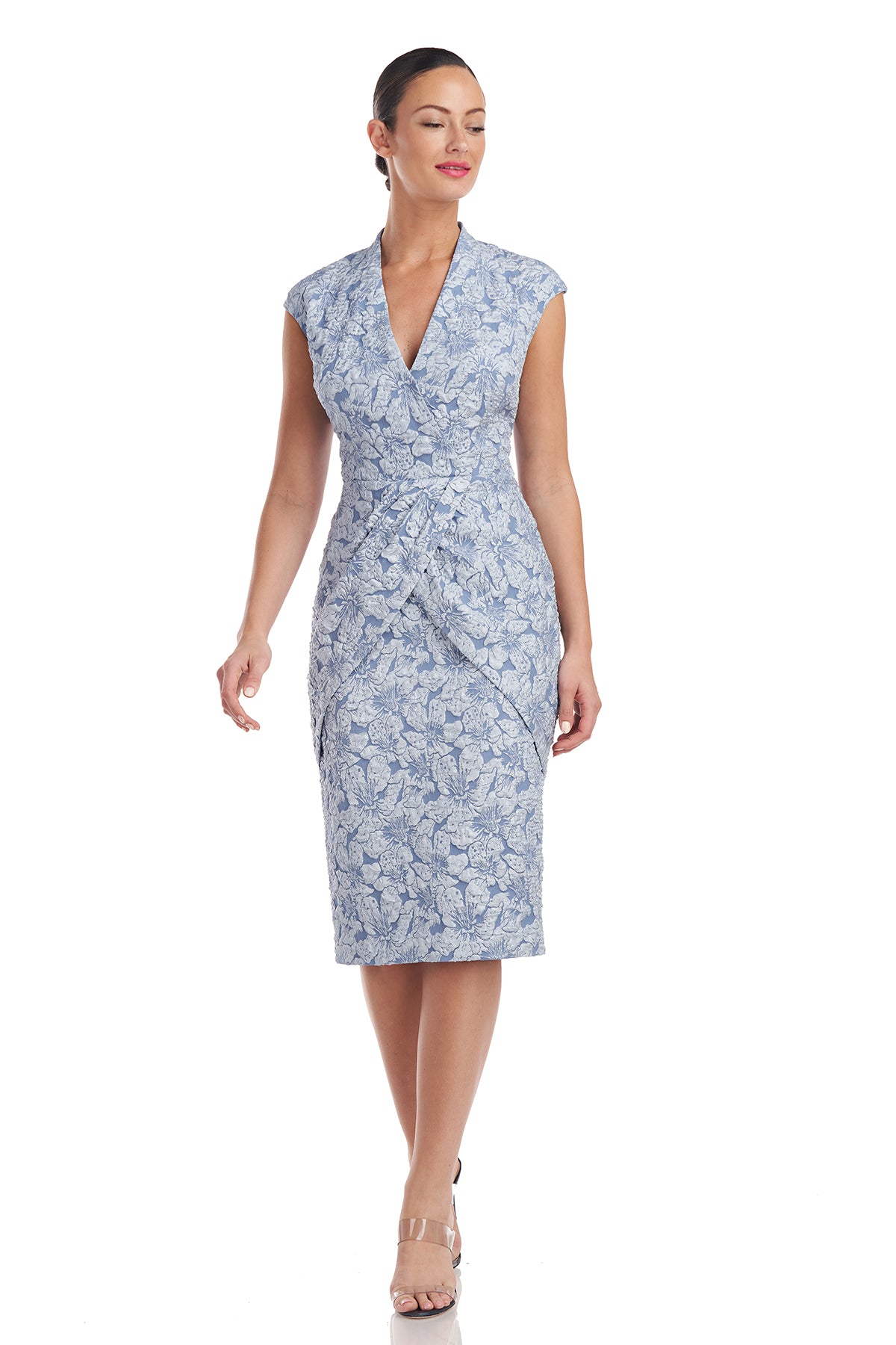 Emery Faux Wrap Cocktail Dress