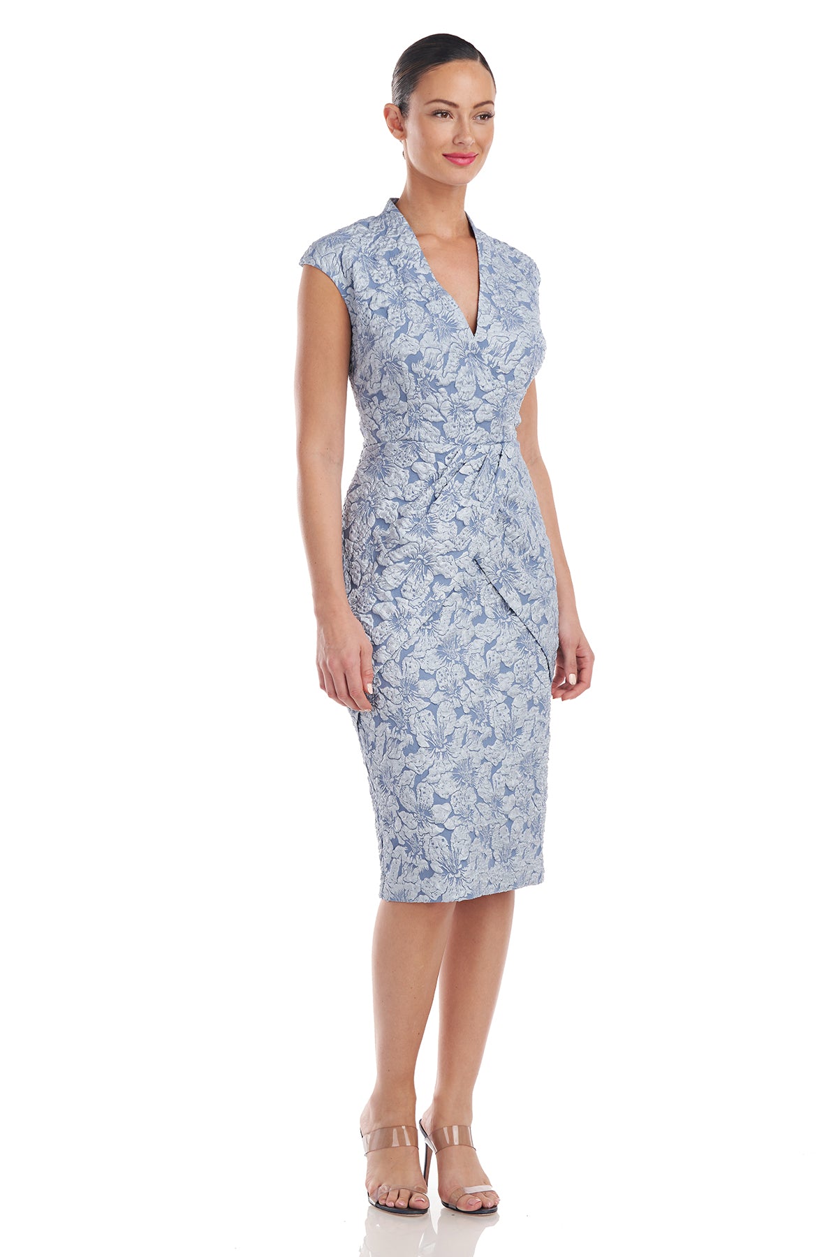 Emery Faux Wrap Cocktail Dress