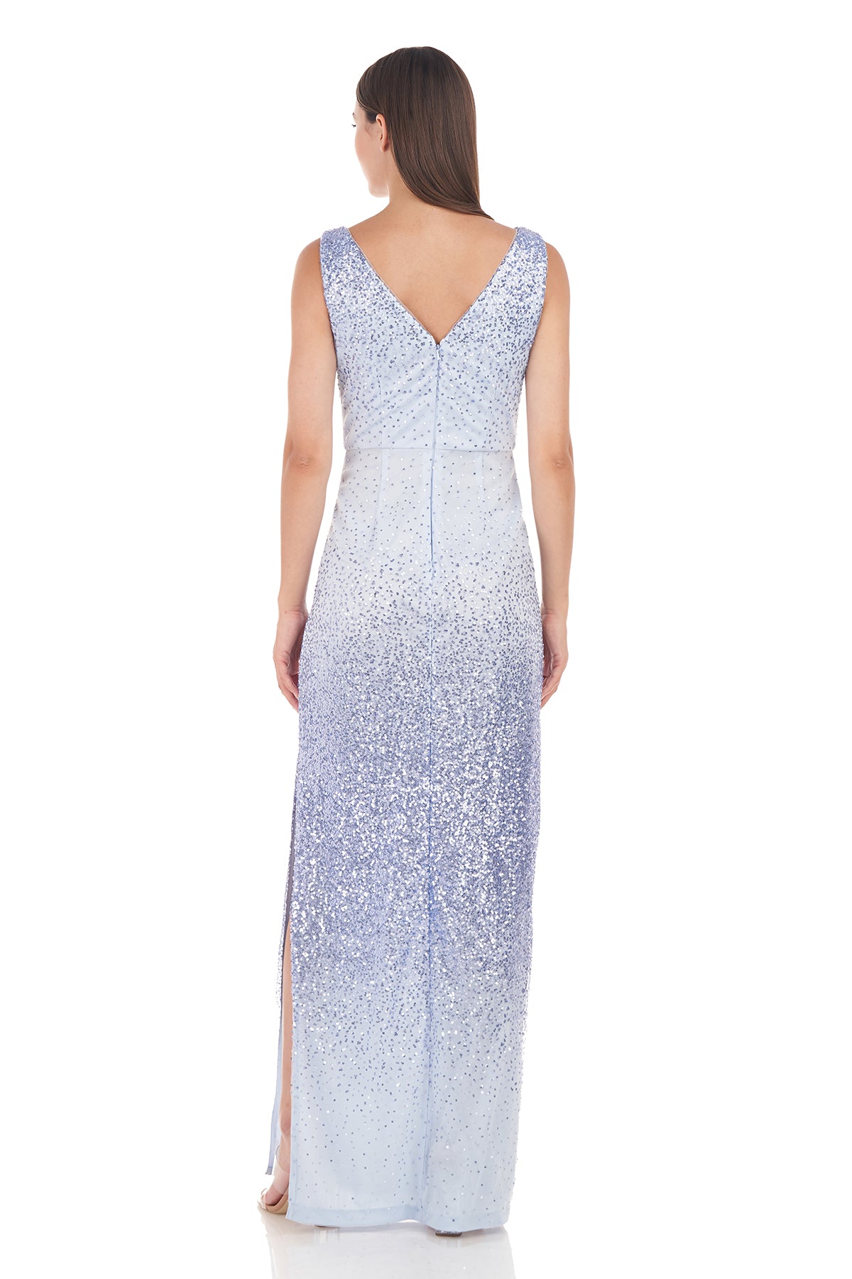 Tori Sleeveless Column Gown