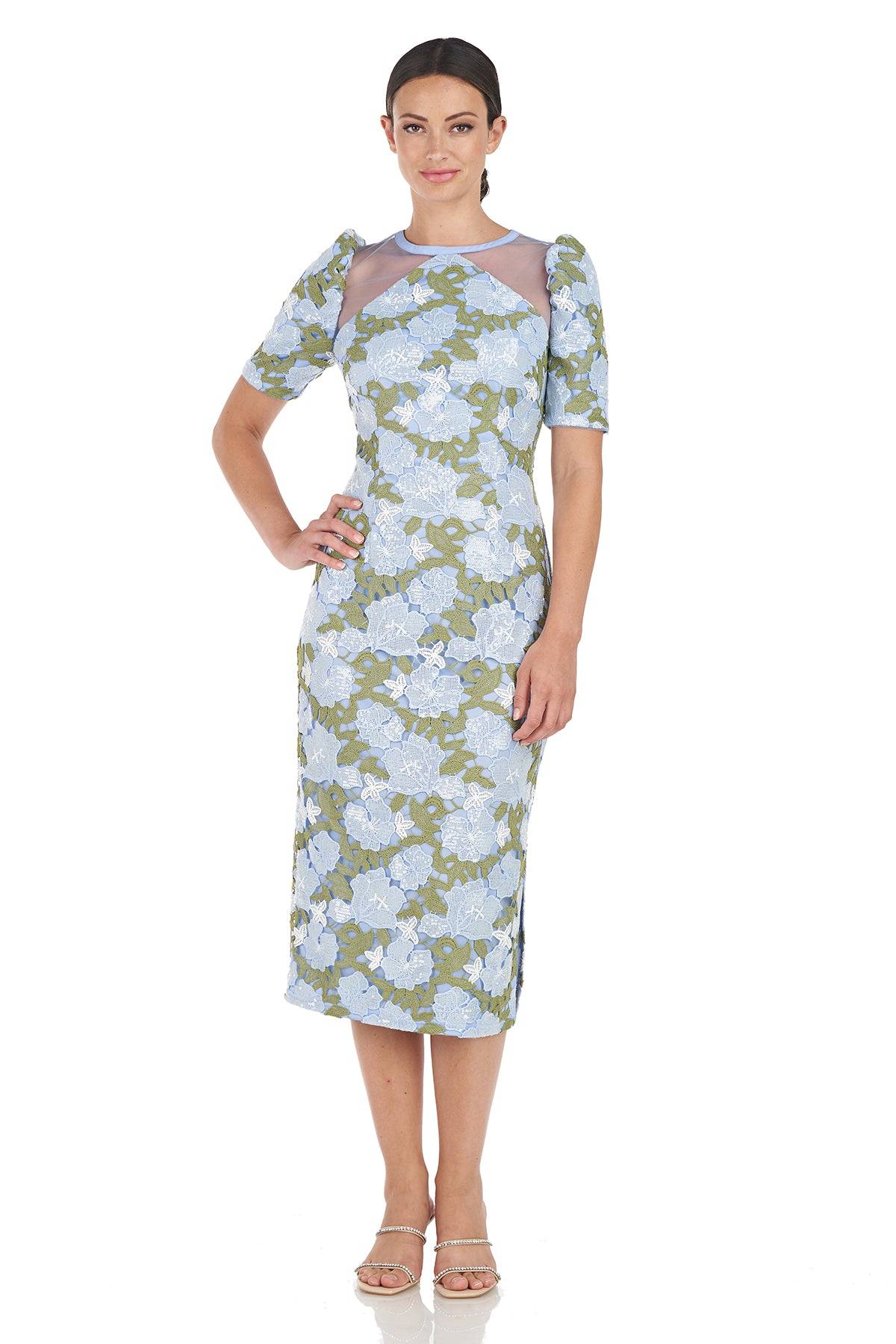 Natalie Tea Length Dress