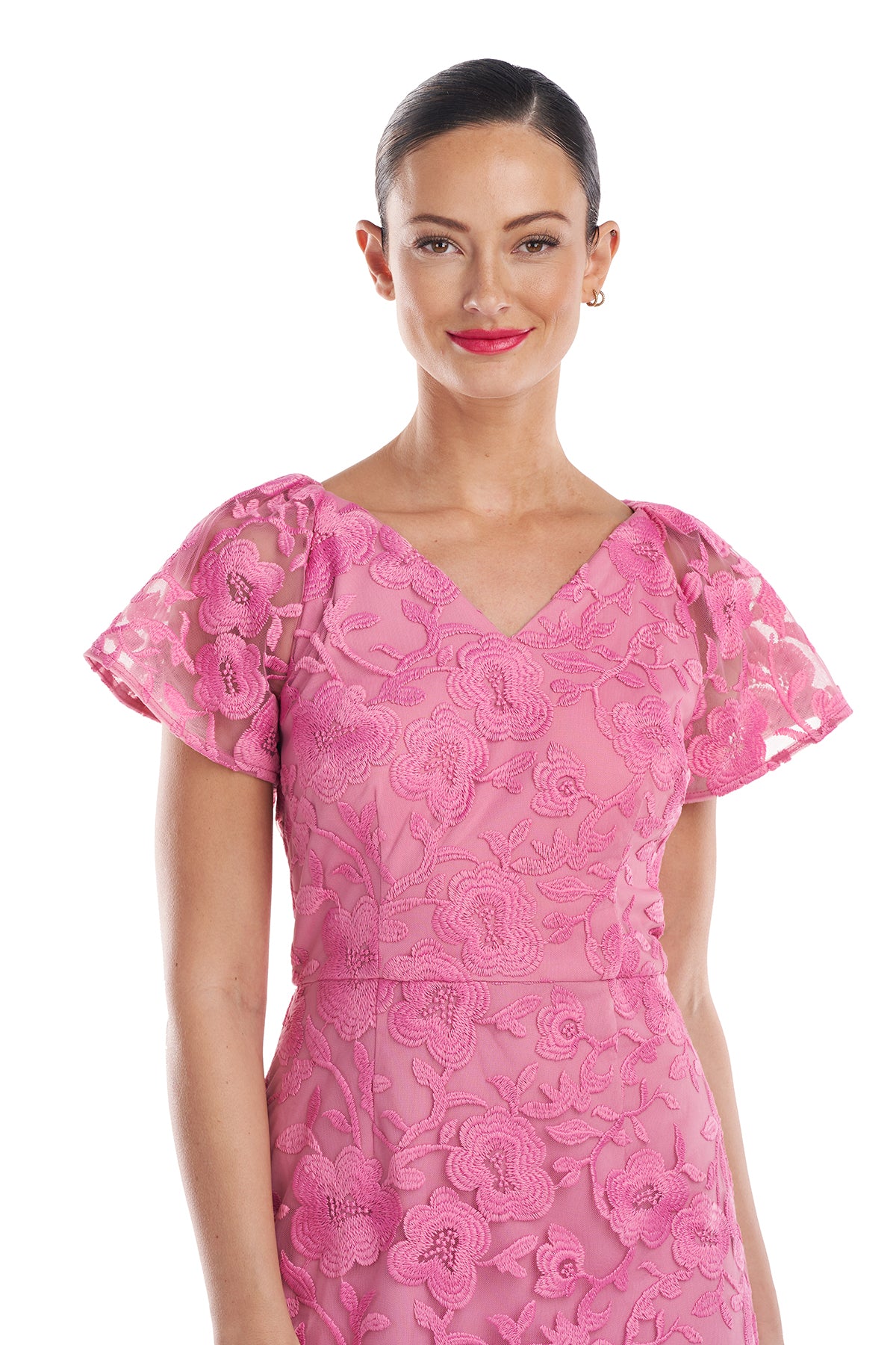 Natasha Flutter Sleeve Dress