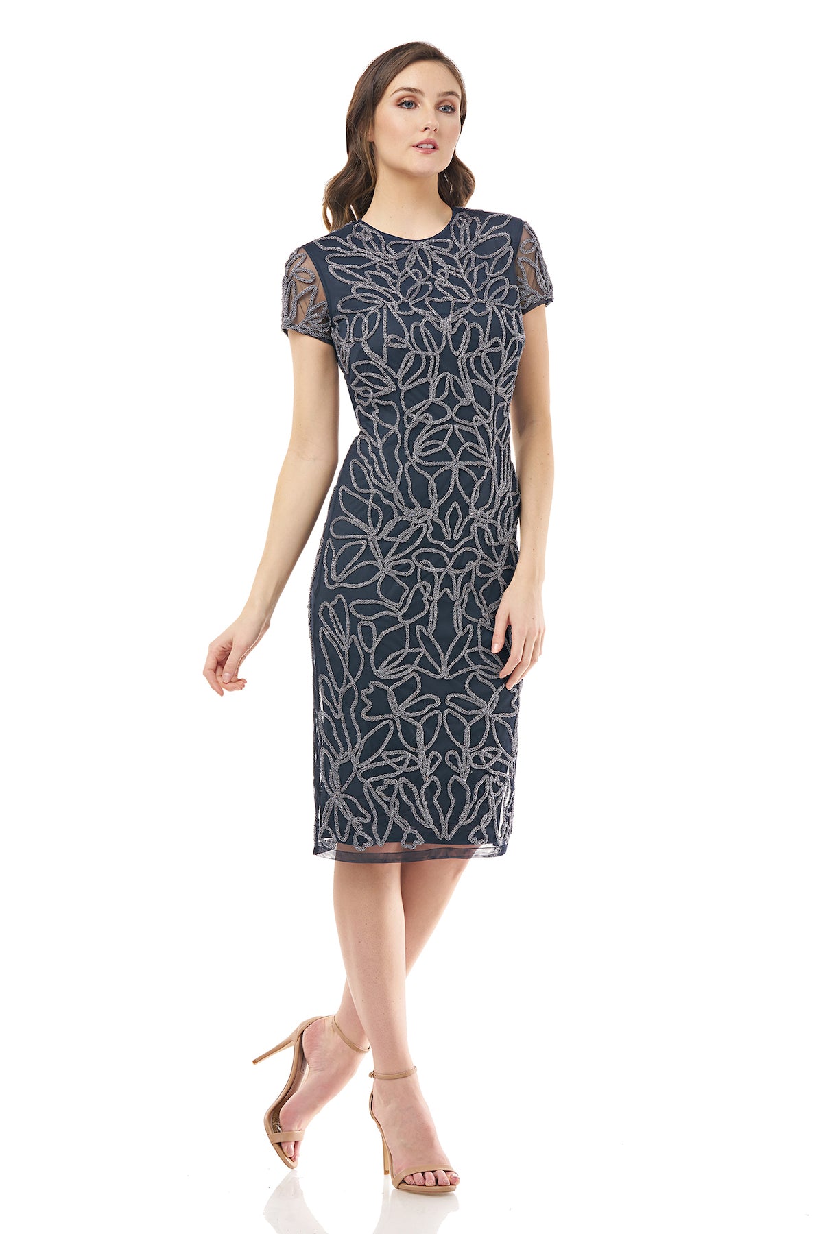 Silver/Navy
