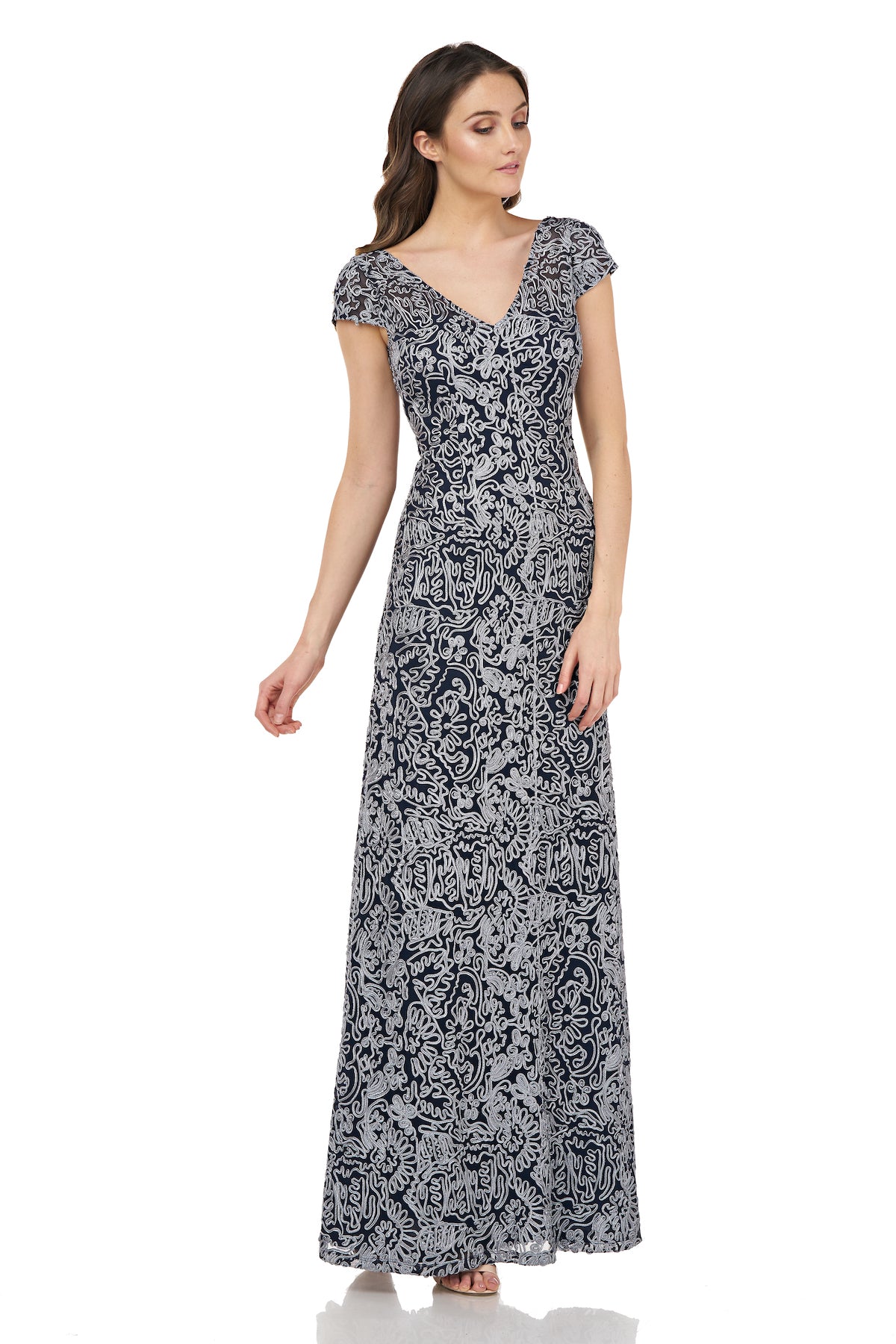 Silver/Navy